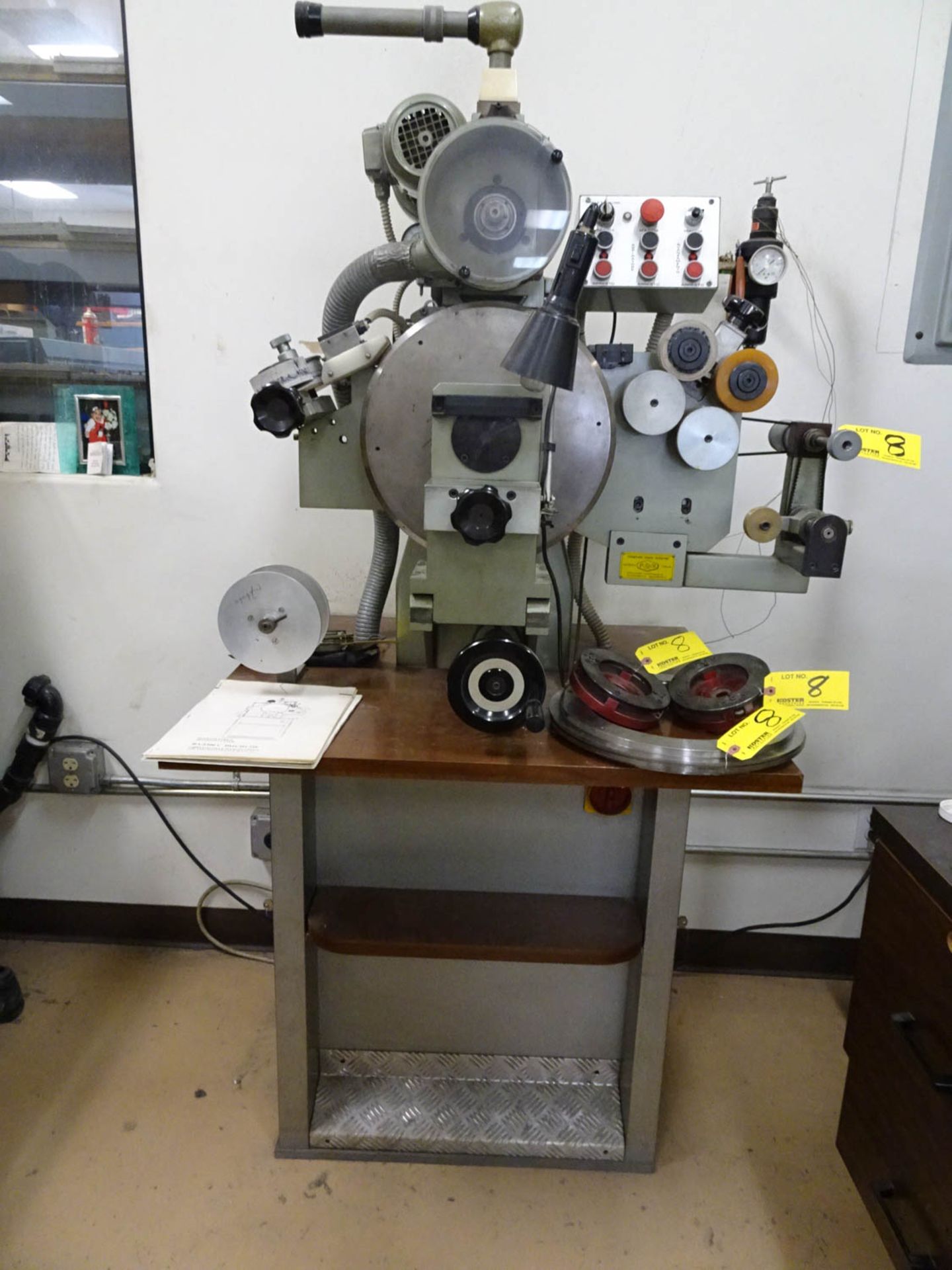 OMPAR MDL. RA2300C (ITALY) (CE) DIAMOND FACETING MACHINE, ELECTRONIC, WITH SCOPE, LARGE DISC FOR - Image 6 of 6