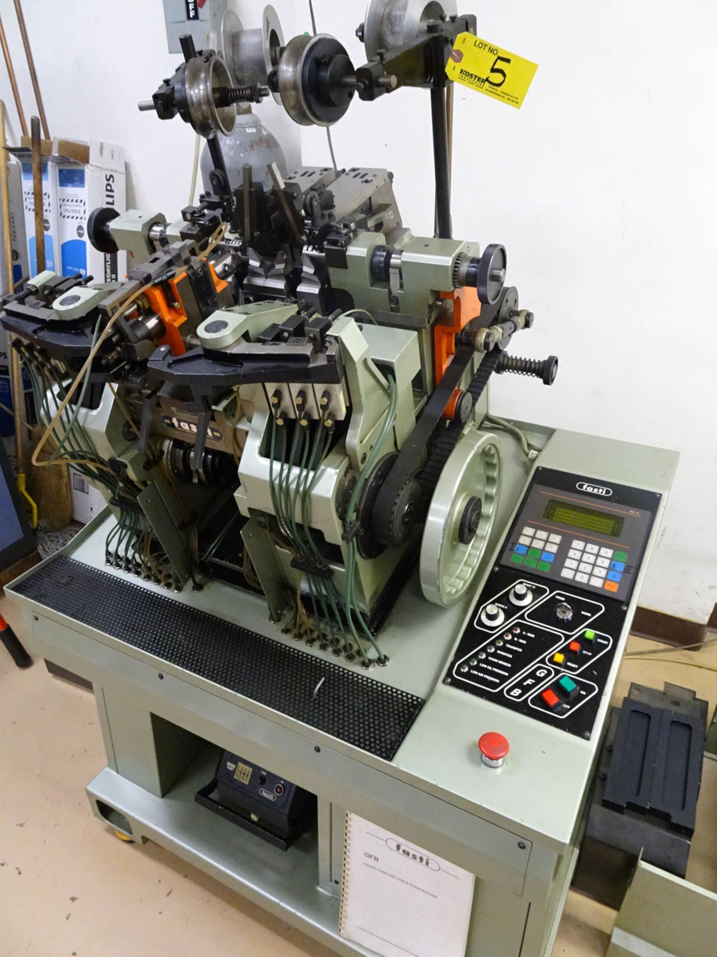 FASTI MDL. GFB (ITALY) (CE) FIGARO (LONG & SHORT LINKS) CHAIN MAKING MACHINE, ELECTRONIC, BIG - Image 4 of 8