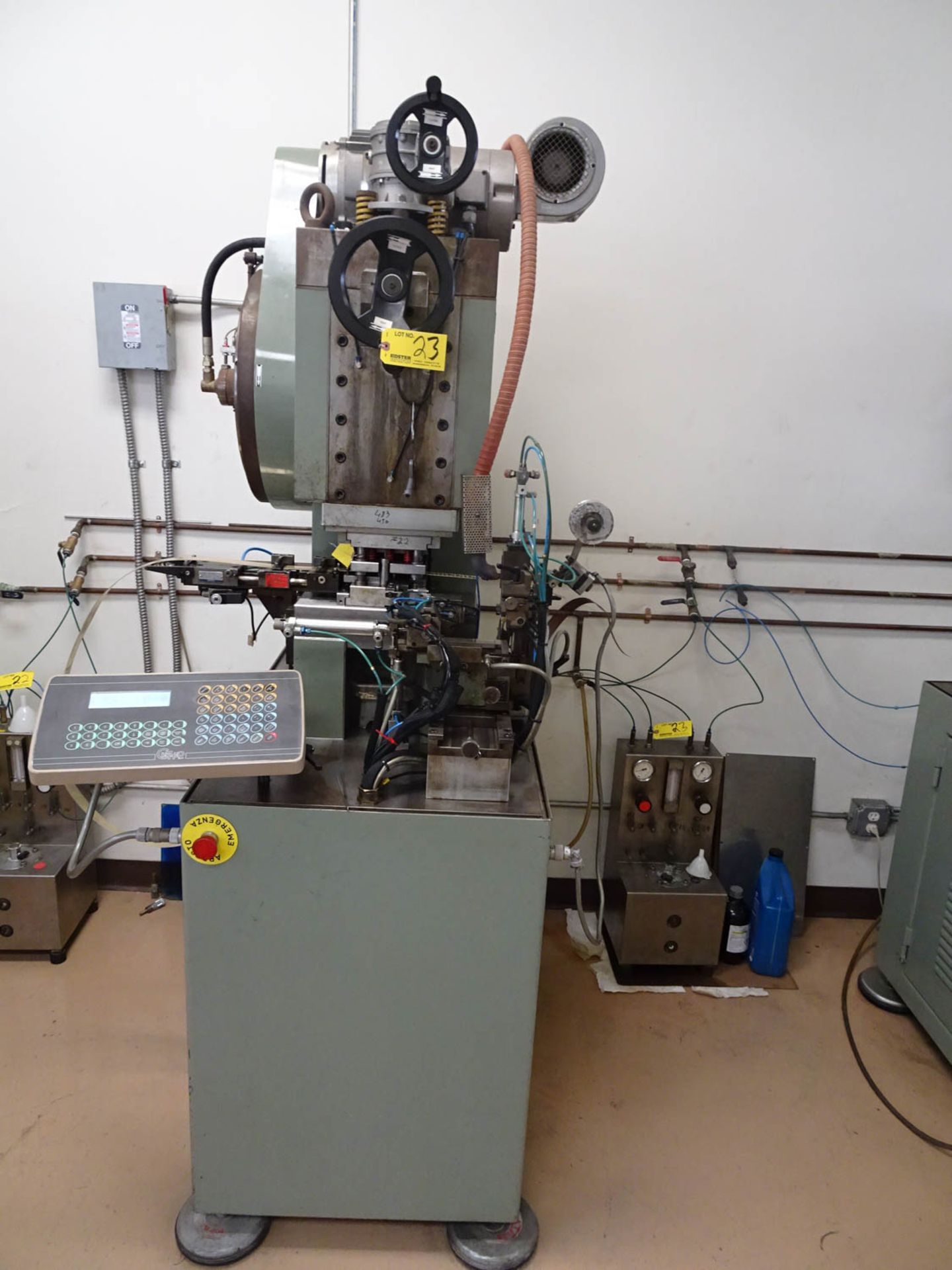 CIEMMEO MDL. PS2MA (ITALY) (CE) LOBSTER CLASP SHELL / BODY MAKING MACHINE, ELECTRONIC, WITH TOOL &