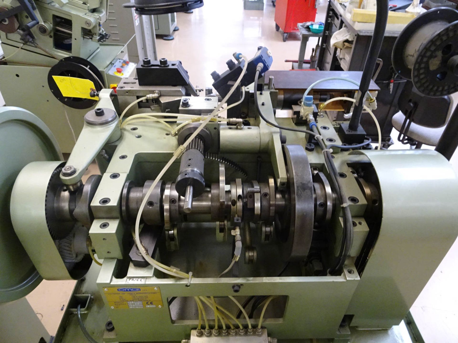 OMBI MDL. G30/F (ITALY) (CE) CHAIN MAKING MACHINE, ELECTRONIC, BIG CURB & CABLE, WIRE DIAMETER 0. - Image 7 of 8