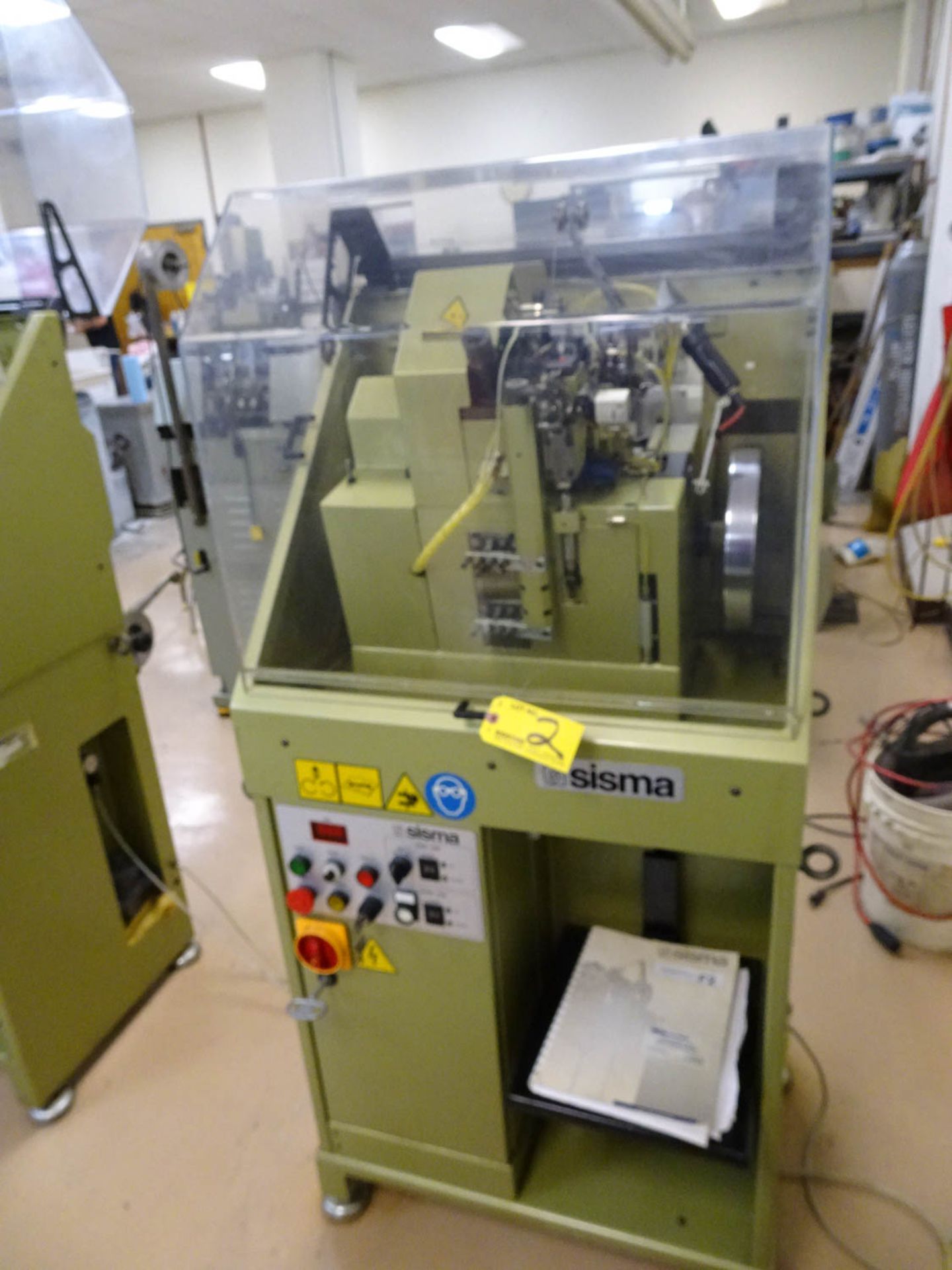 SISMA MDL. F2 (ITALY) (CE) CHAIN MAKING MACHINE, HIGH SPEED FIGARO LONG & SHORT, CURB & CABLE, 0. - Image 2 of 8