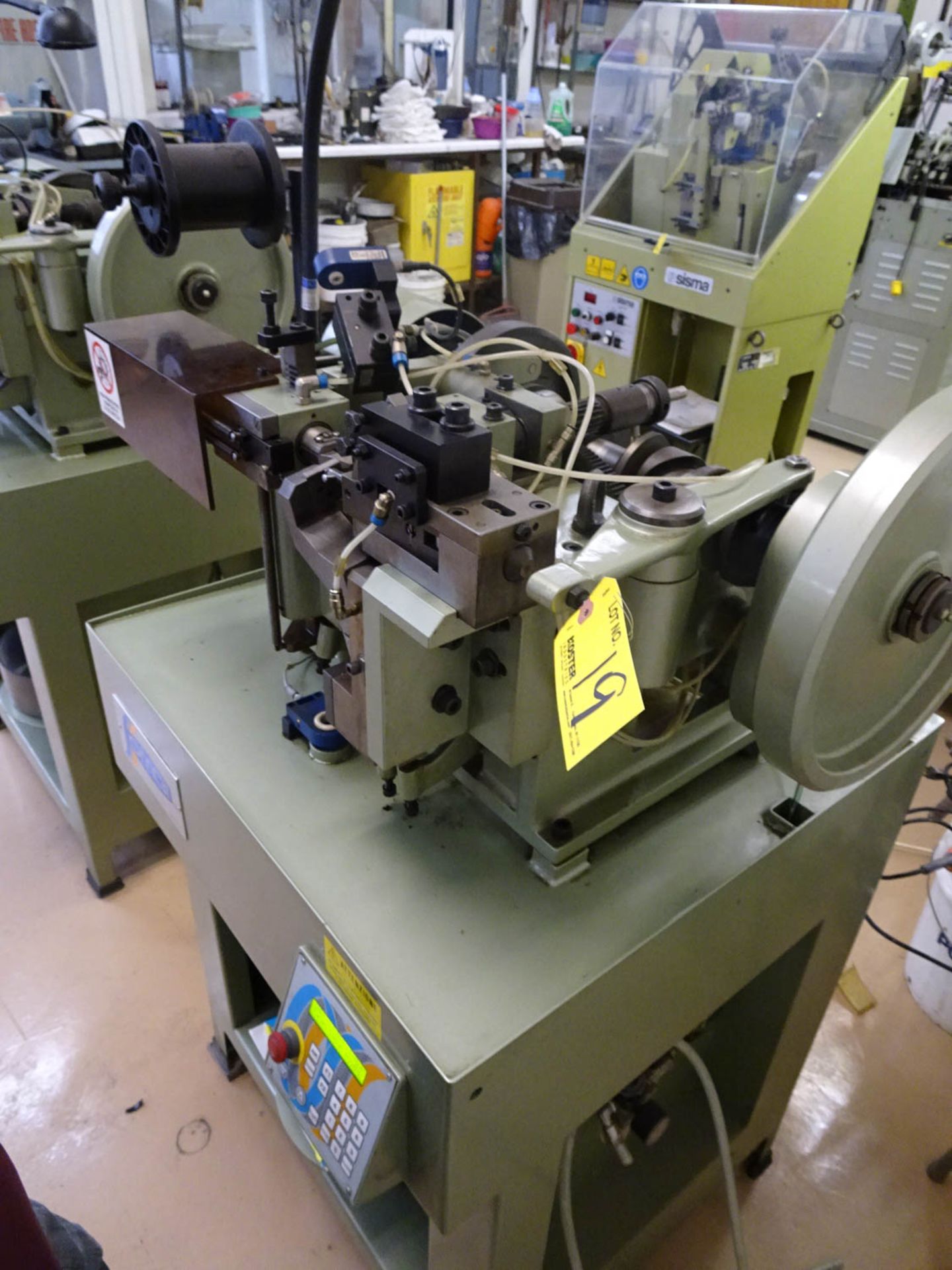 OMBI MDL. G30/F (ITALY) (CE) CHAIN MAKING MACHINE, ELECTRONIC, BIG CURB & CABLE, WIRE DIAMETER 0. - Image 5 of 8