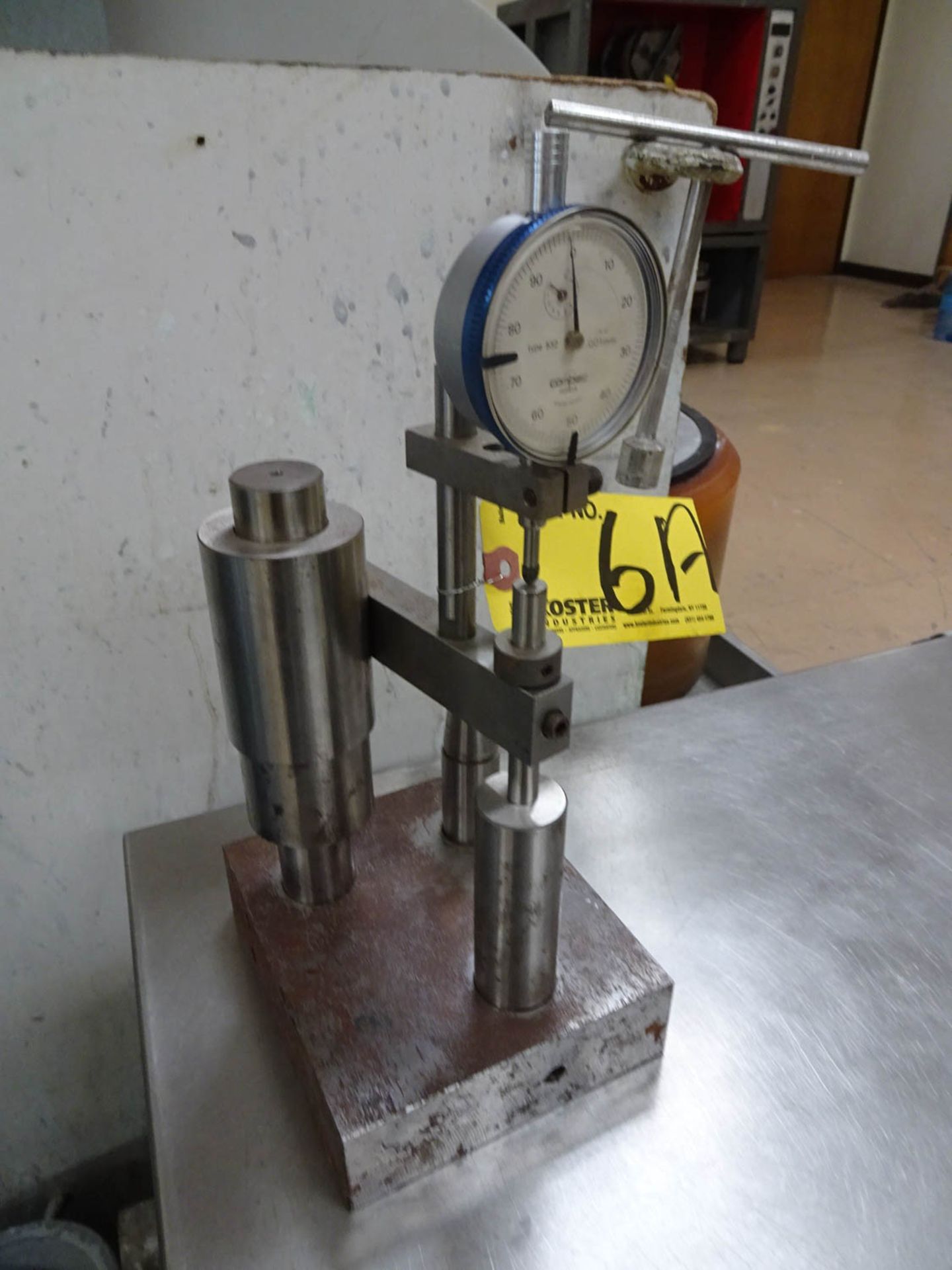 COMBAC DIAL DIAMOND DEPTH GAGE, WITH FIXTURE - Image 2 of 2