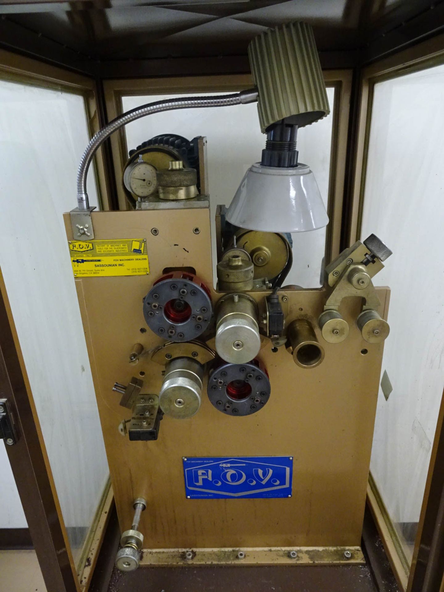 FOV (ITALY) (CE) ROPE CHAIN DIAMOND FACETING MACHINE, 2-DISC, ELECTRONIC - Image 3 of 5