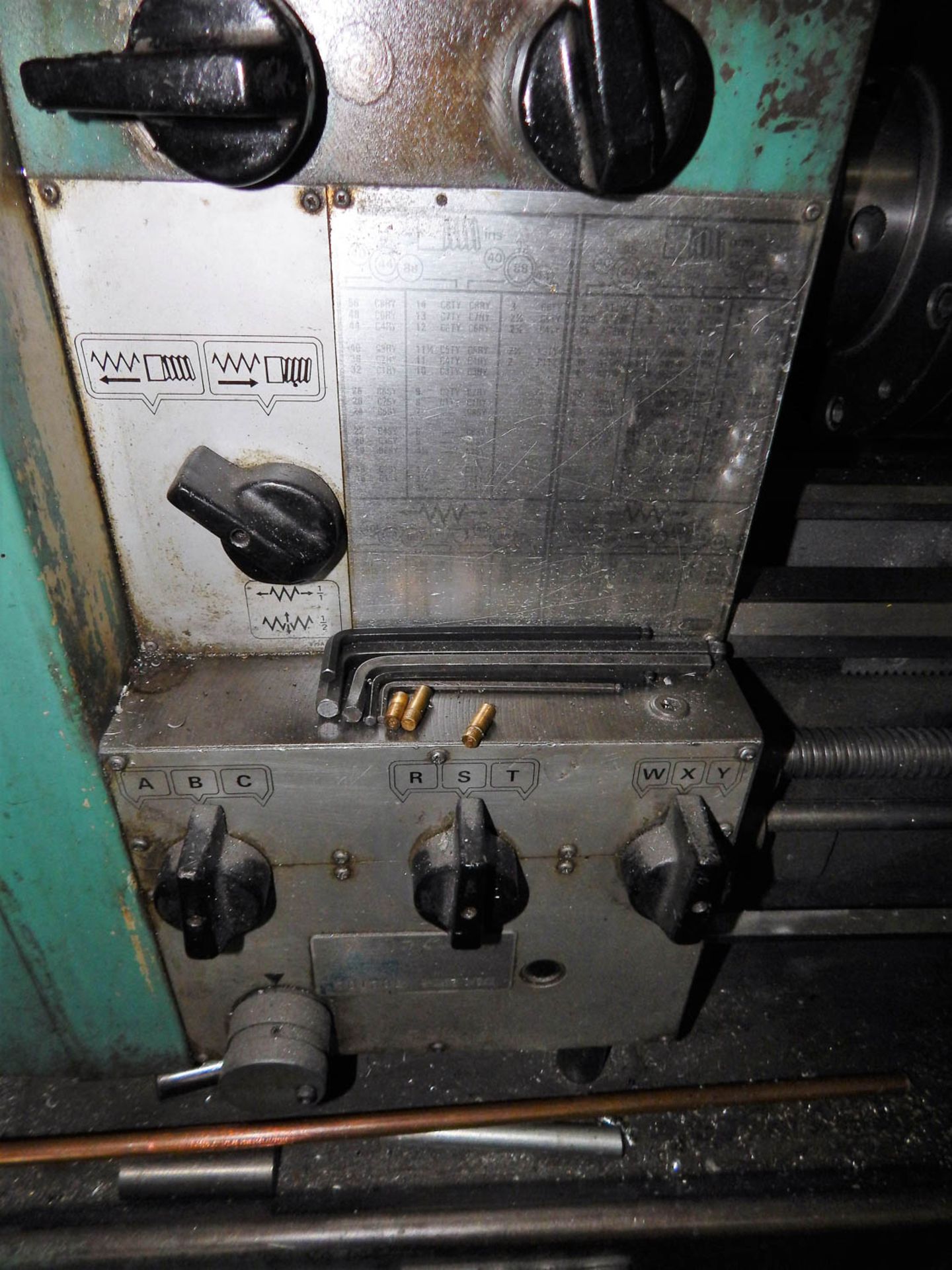 HARRISON MDL. M-300 14'' X 36'' LATHE, WITH STEADY REST, TAILSTOCK, DRAW BAR, 8'' 3-JAW CHUCK, 1.5'' - Image 2 of 4