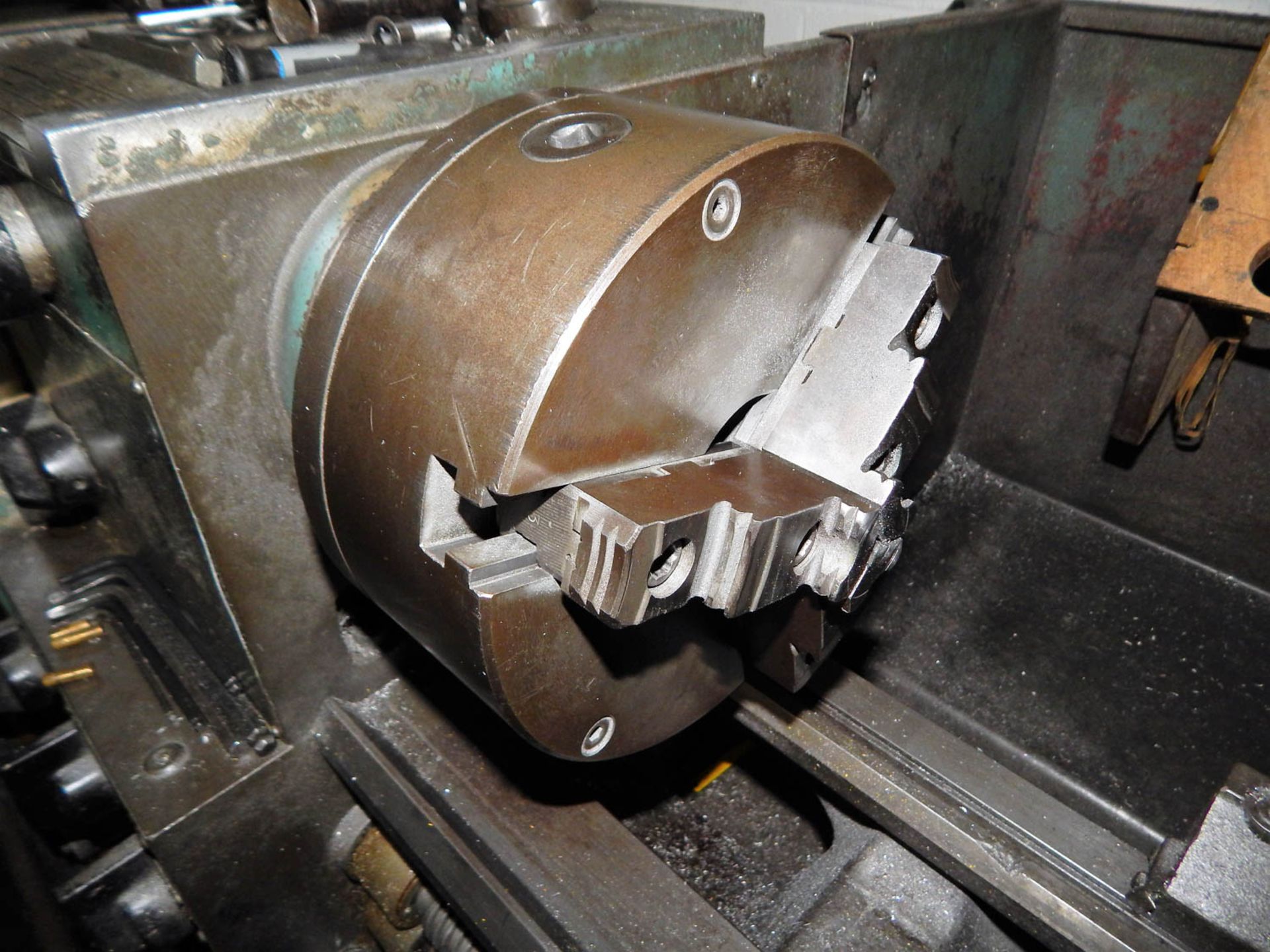 HARRISON MDL. M-300 14'' X 36'' LATHE, WITH STEADY REST, TAILSTOCK, DRAW BAR, 8'' 3-JAW CHUCK, 1.5'' - Image 3 of 4