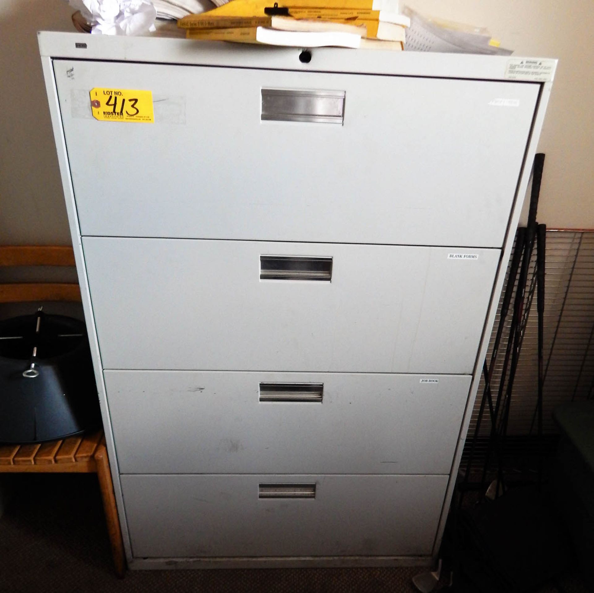 (2) 4-DRAWER LATERAL FILING CABINETS