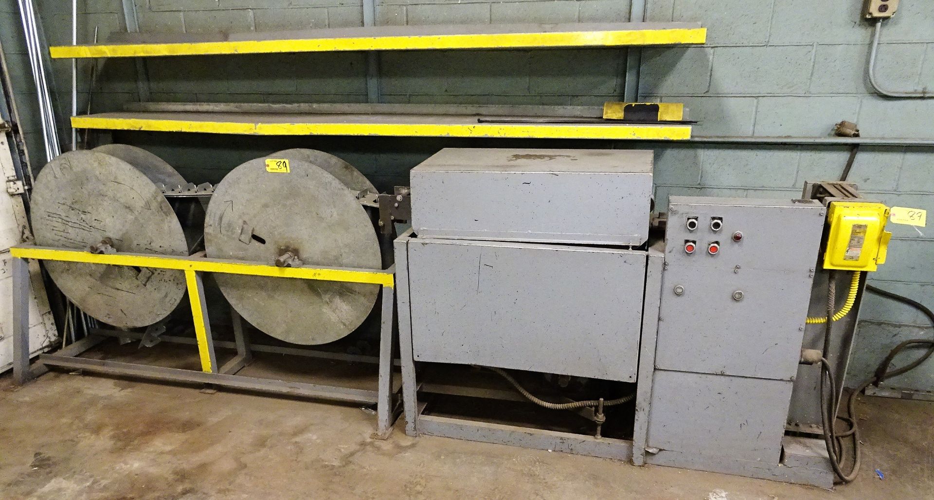 Harper 4" Vanemaker Roll Former, with (2) Uncoil Rolls, Hydraulic and Hydraulic Vane Shear