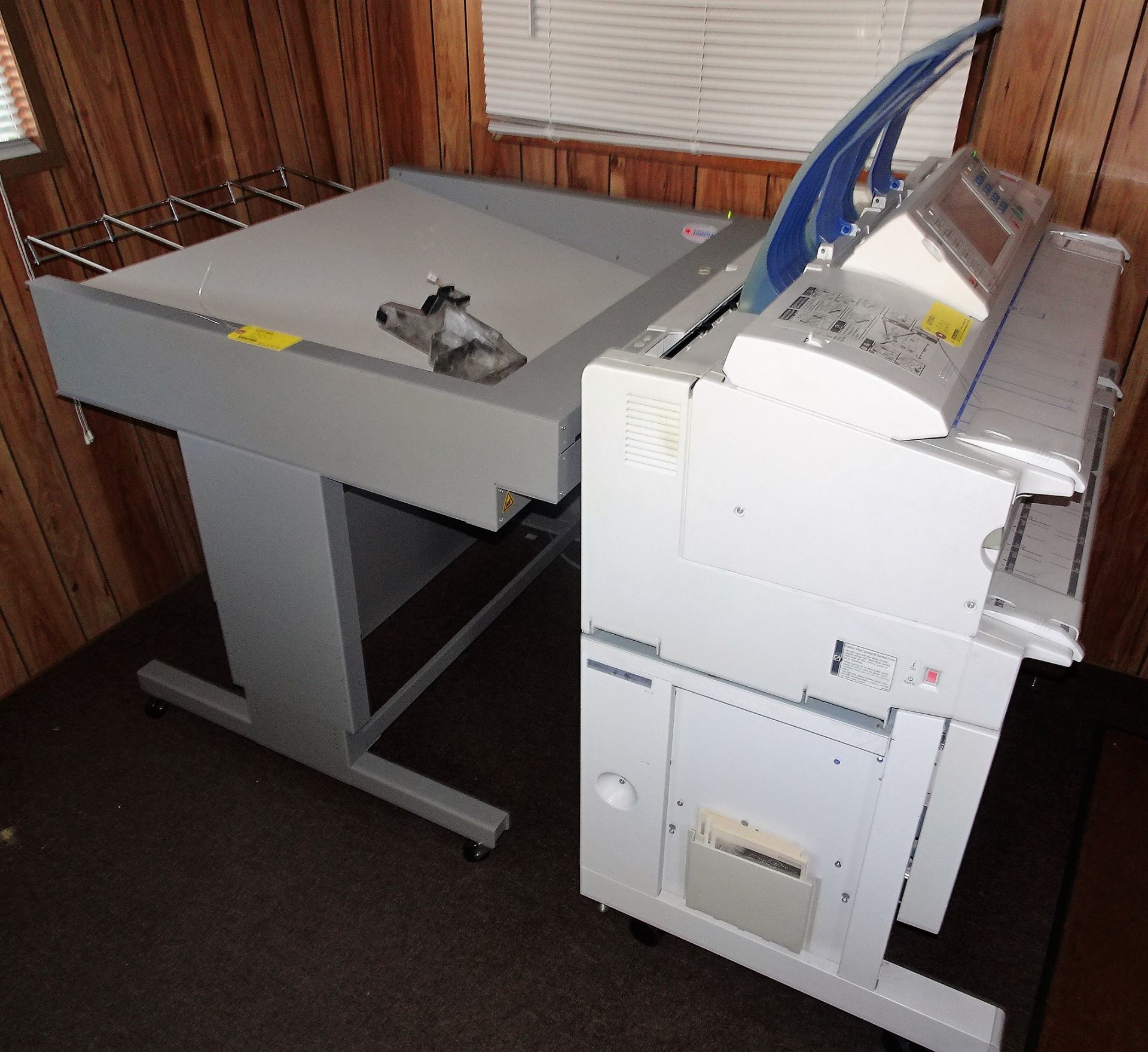 Ricoh Mdl. AFICIO MP W3600 36" Large Format Plotter Printer, with Tameran Feeding Catch Tray and - Image 2 of 2