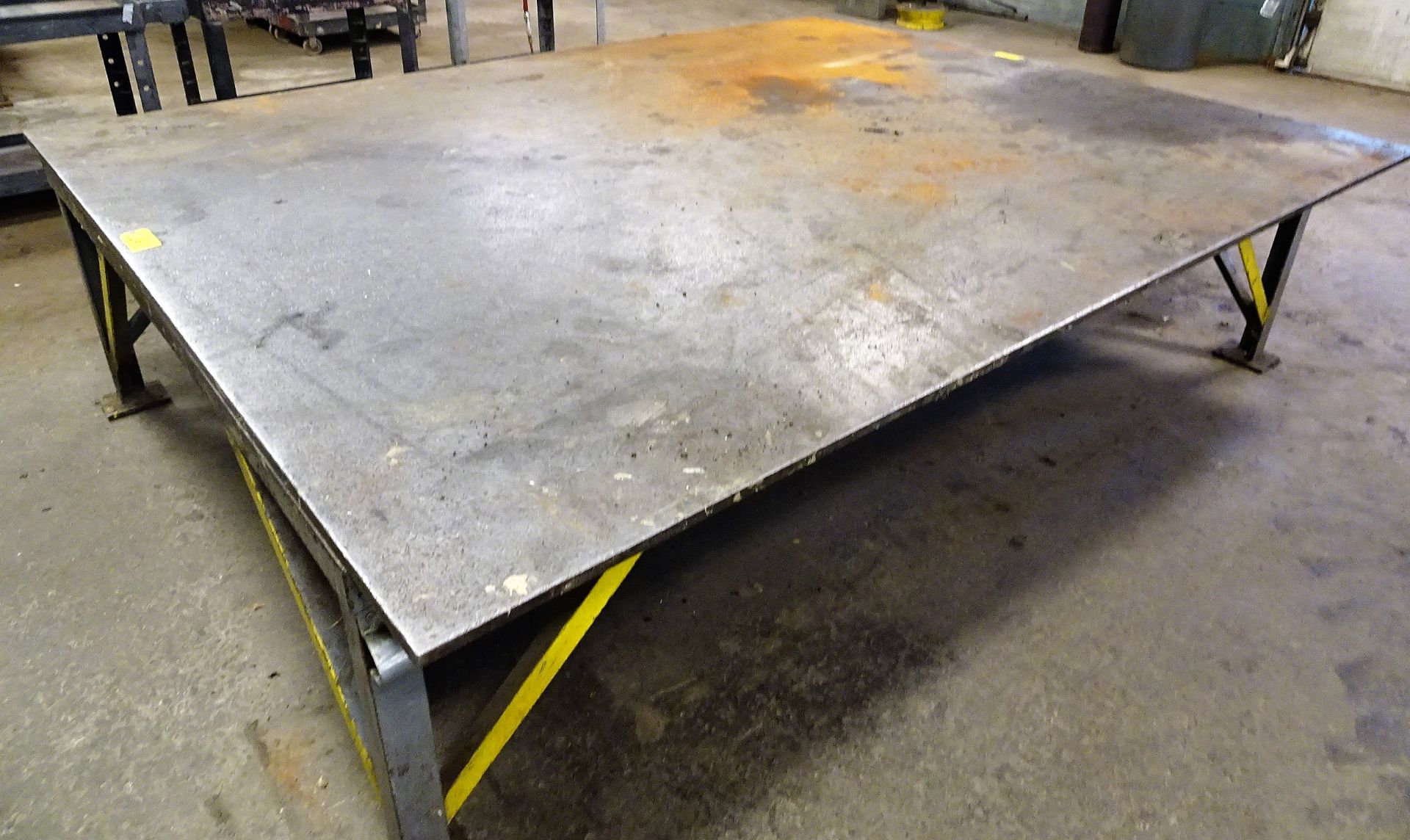 96" x 120" x 1" Thick Heavy Duty Steel Layout Table