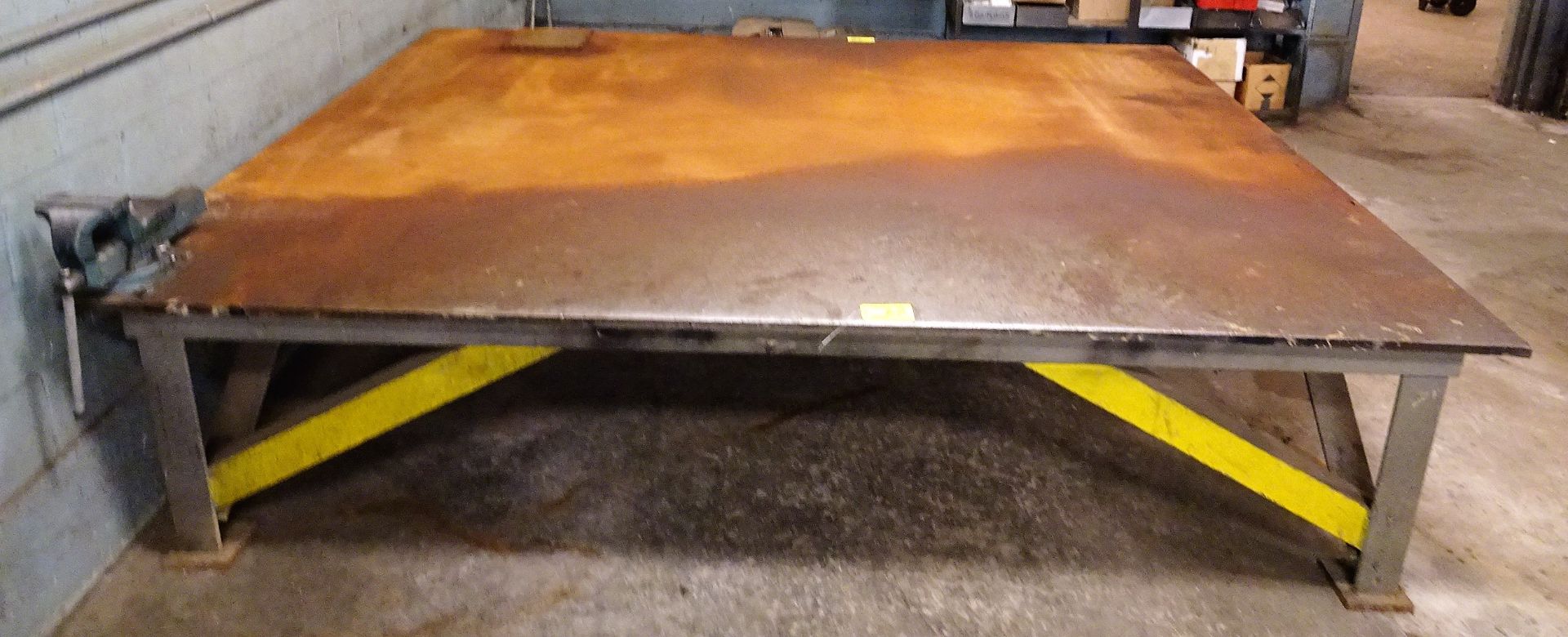 96" x 120" x 1" Thick Heavy Duty Steel Layout Table