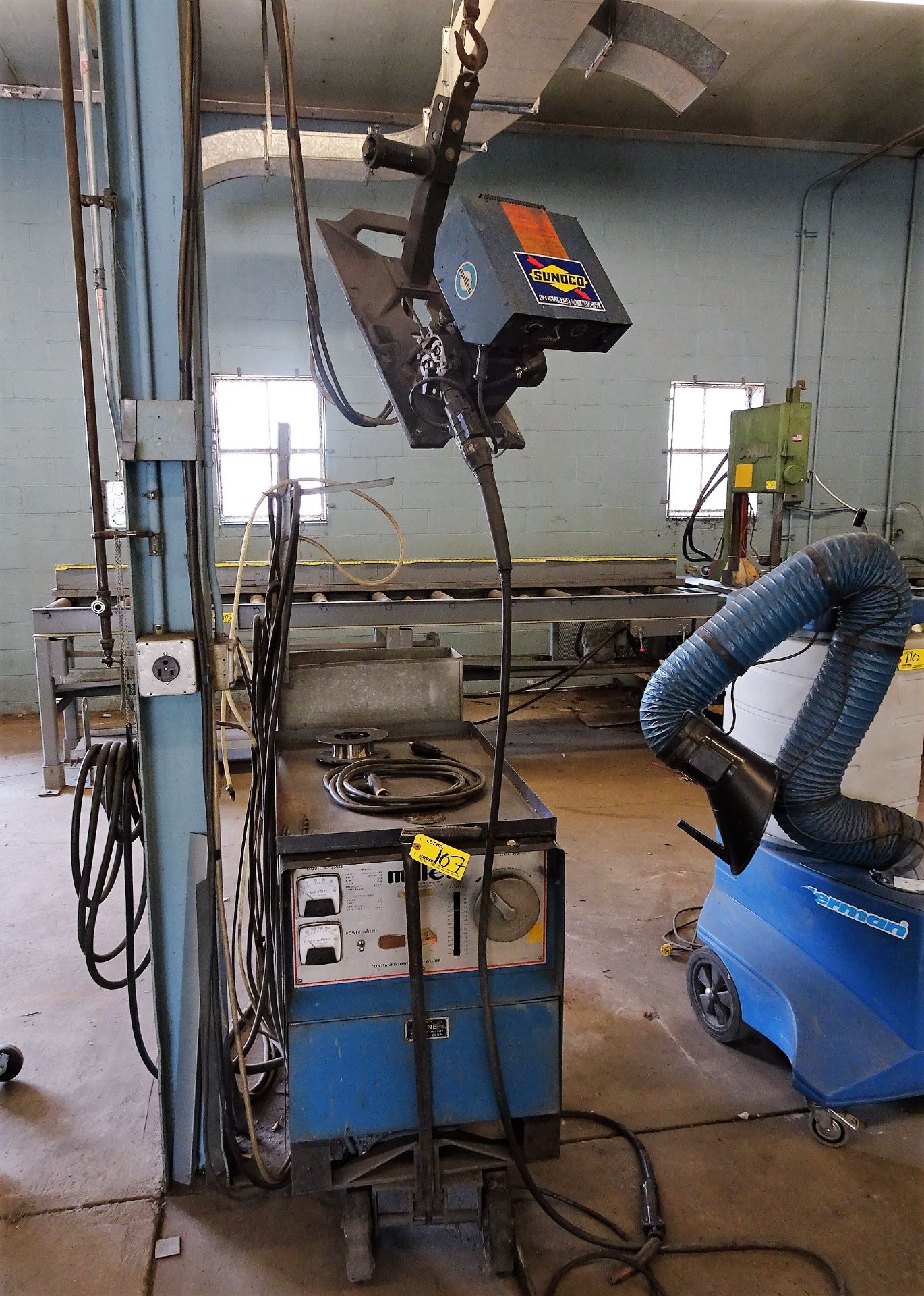 Miller Mdl. CP-250TS Constant Potential D.C. Welder with Miller Wire Feed, Mdl. Millermatic S-52E,