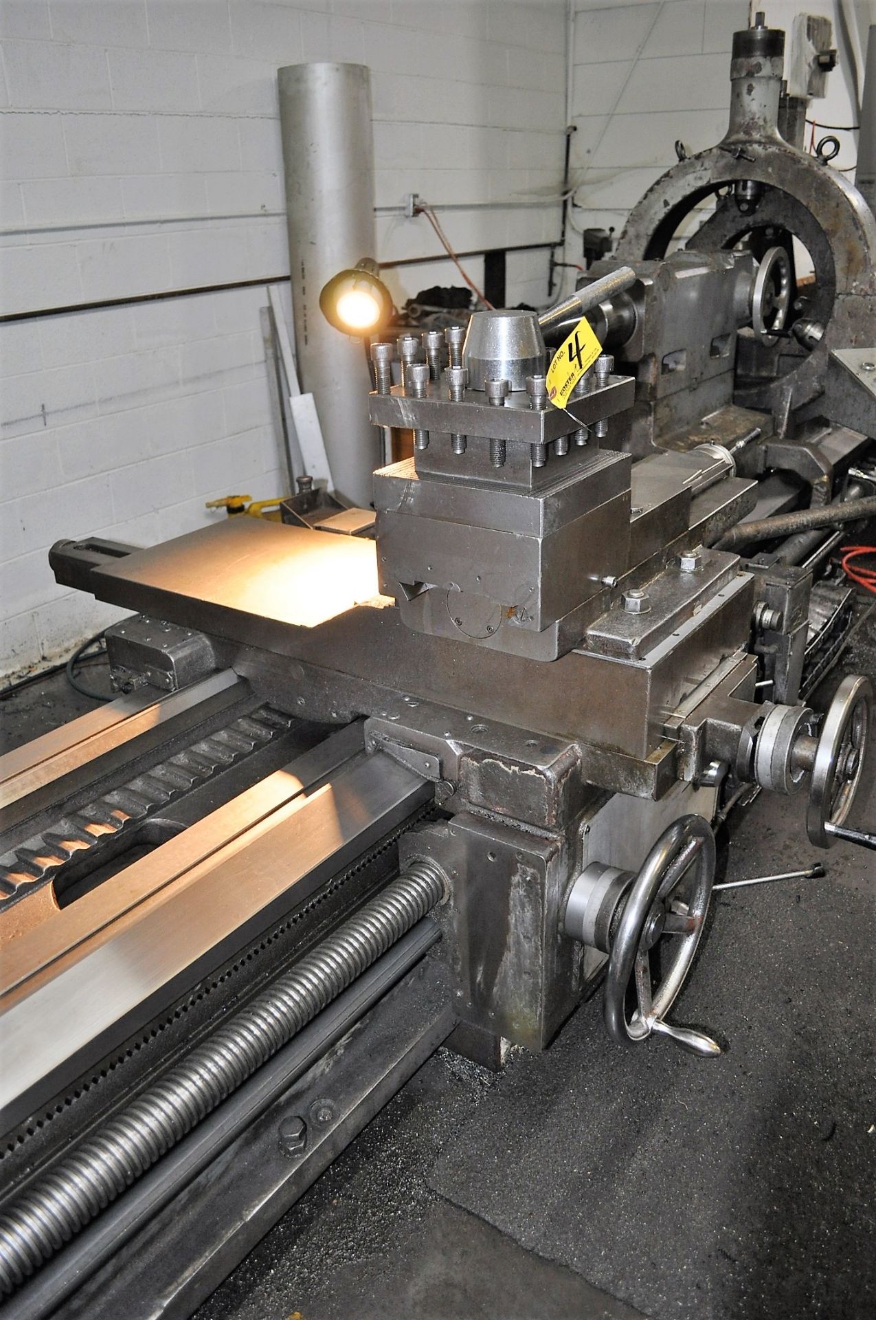 DANICHI MDL. DM-300 ENGINE LATHE, WITH 30'' SWING OVER BED, 124'' DISTANCE BETWEEN CENTERS, 4'' - Image 11 of 21