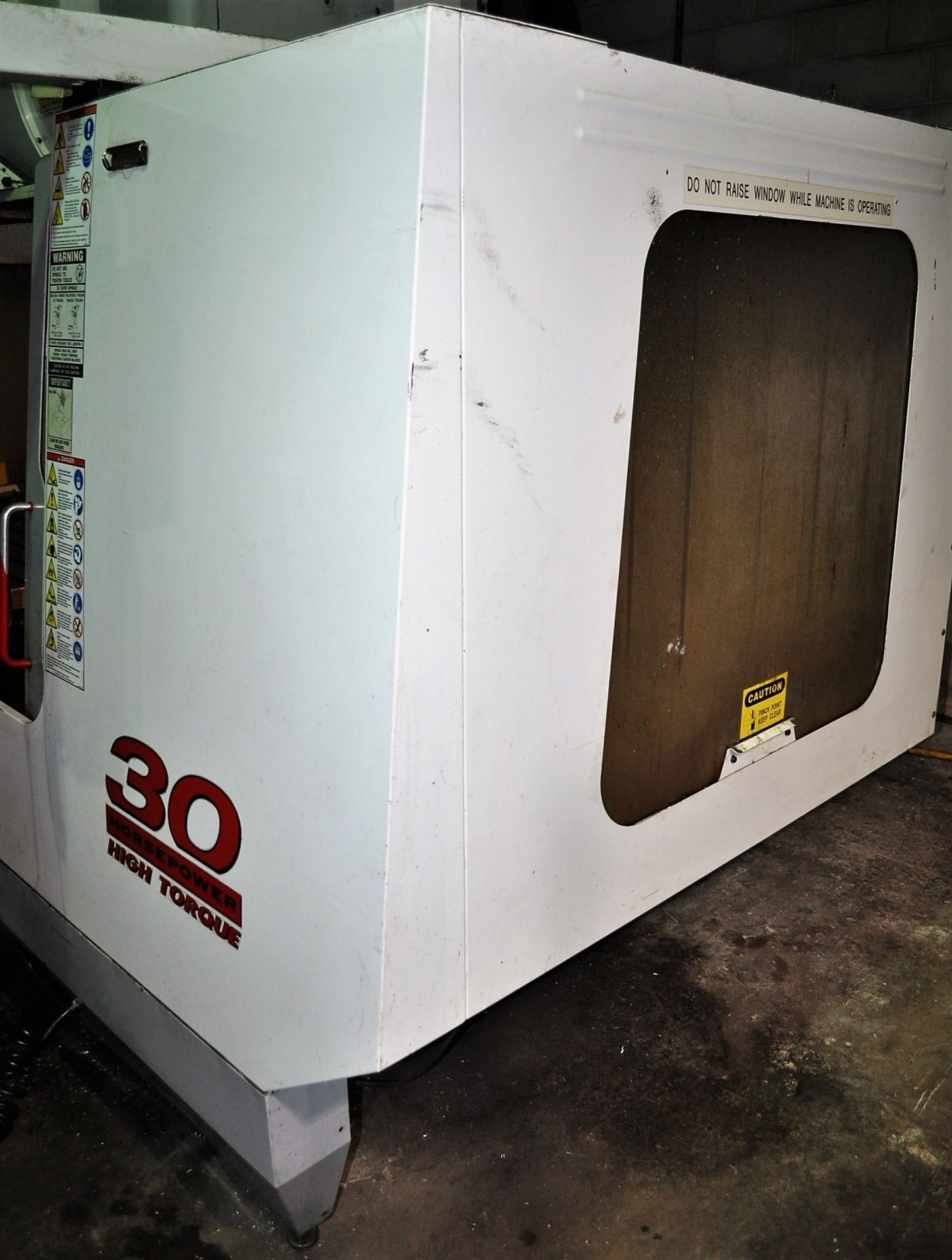 HAAS MDL. VF5-50 CNC VERTICAL MILL, WITH 62'' X 23'' TABLE, TRAVELS: X-50'', Y-26'', Z-25'', - Image 8 of 12