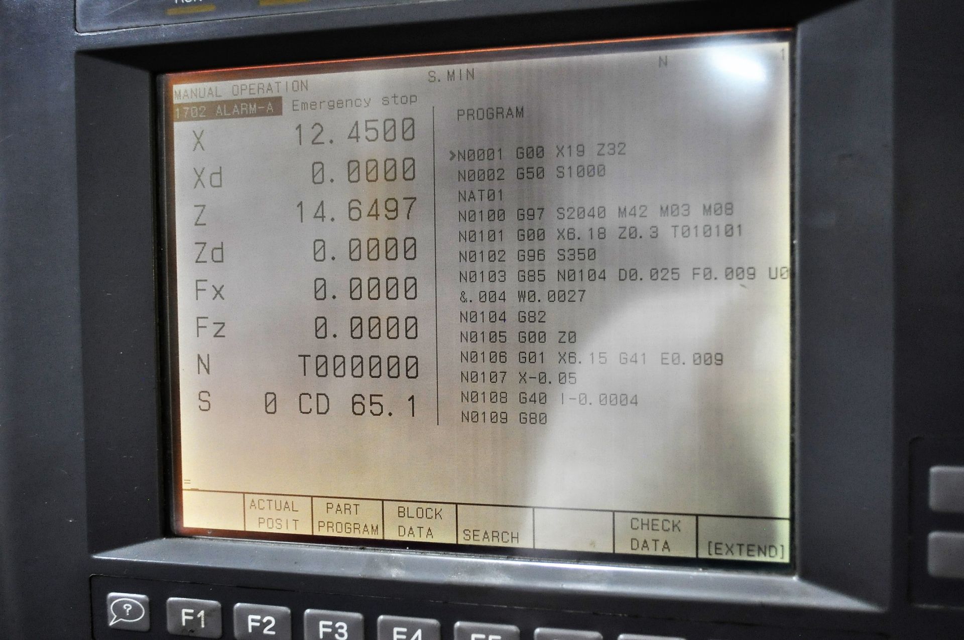 OKUMA MDL. 762S-BB CROWN BIG BORE, WITH 21.65'' MAX SWING OVER BED, 15.75'' MAX SWING OVER CROSS - Image 3 of 13