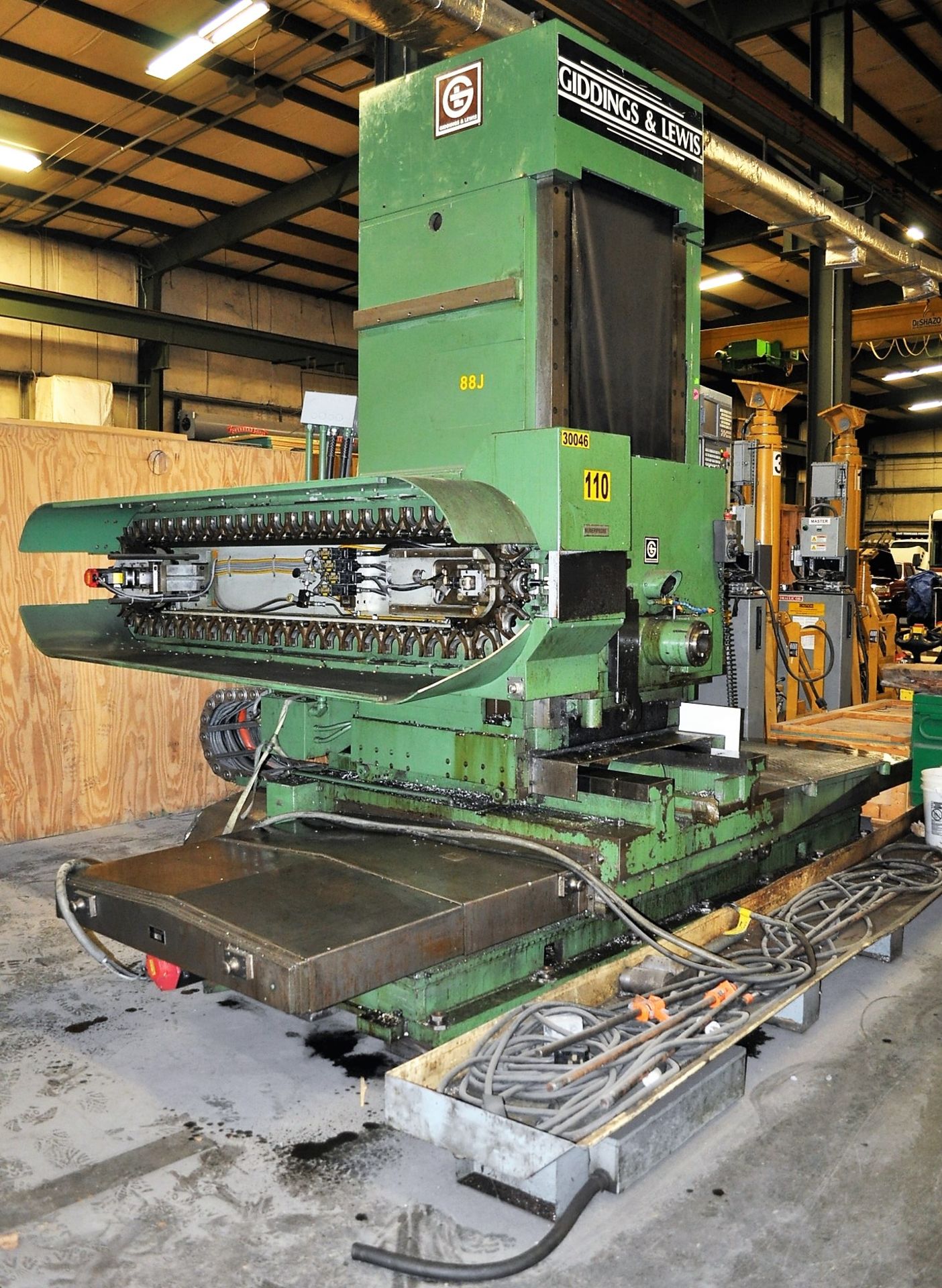 GIDDINGS & LEWIS MDL. 987-15HS TRAVELING COLUMN CNC HORIZONTAL MACHINING CENTER, WITH NEW FANUC Oi - Image 10 of 22