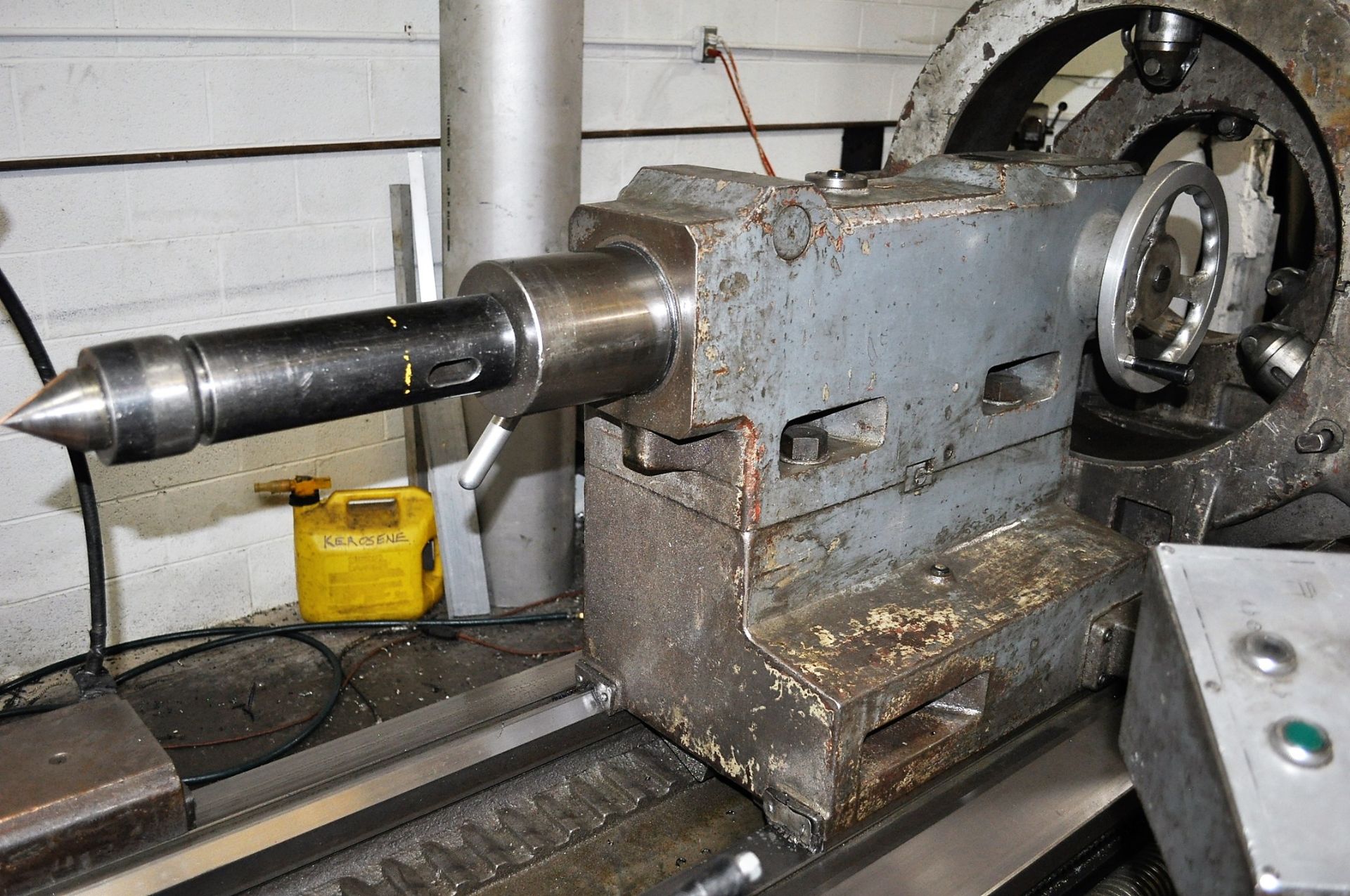 DANICHI MDL. DM-300 ENGINE LATHE, WITH 30'' SWING OVER BED, 124'' DISTANCE BETWEEN CENTERS, 4'' - Image 16 of 21