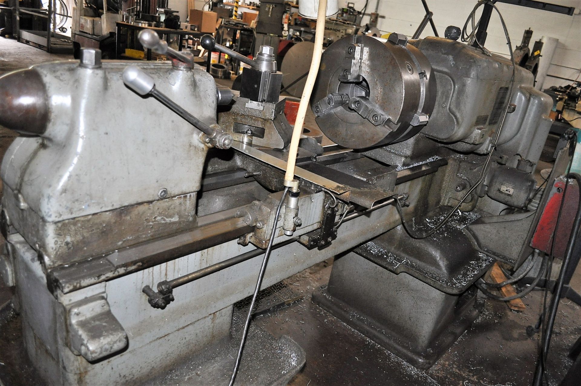 AMERICAN PACEMAKER ENGINE LATHE, WITH 16'' SWING OVER BED WAYS, 12'' SWING OVER CROSS SLIDE, 54'' - Image 4 of 12