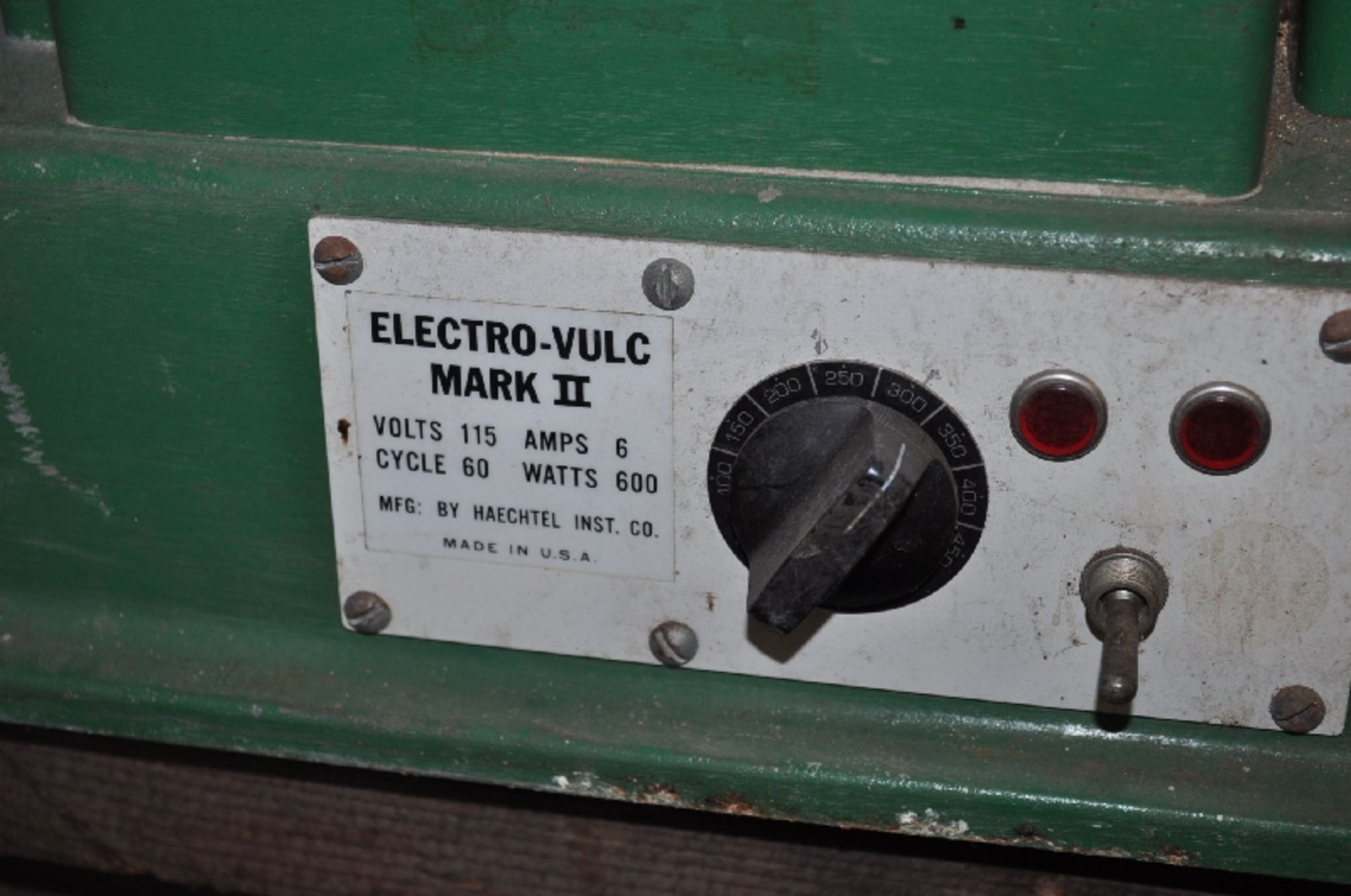 ELECTRO VULC MARK II VULCANIZER HOT PLATE PRESS - Image 2 of 2