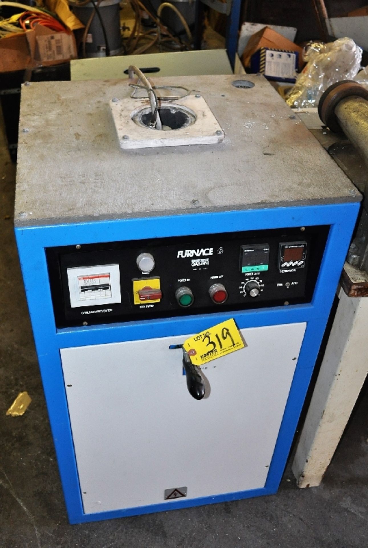 GALLONI FURNACE 6 INDUCTION MELTER, 6KG, DIGITAL TEMPERATURE CONTROLS, S/N: 344.99 [1999]