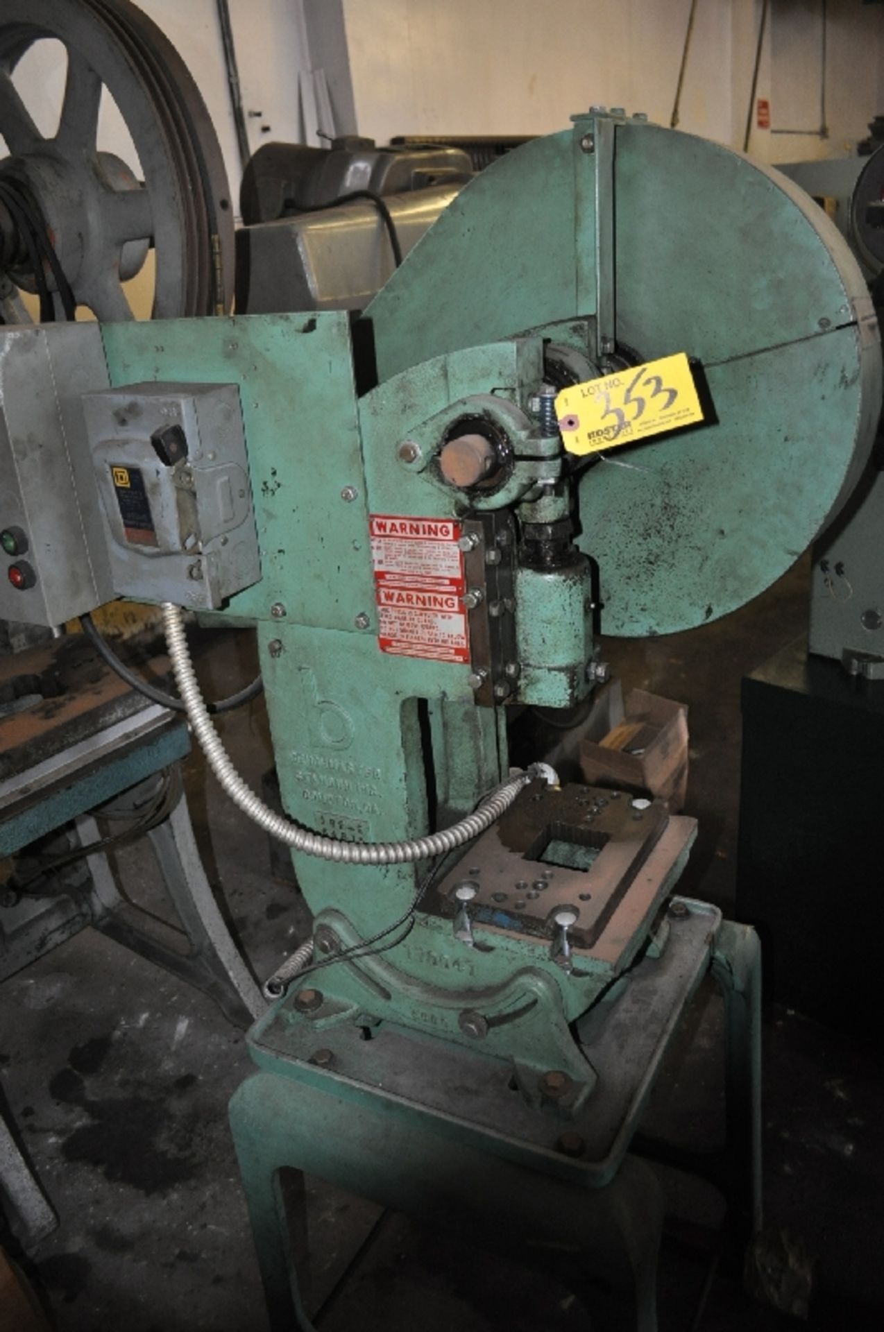 BENCHMASTER MDL. 182-E APPROXIMATELY 5 TON OBI PRESS, MECHANICAL TYPE, S/N: 64815