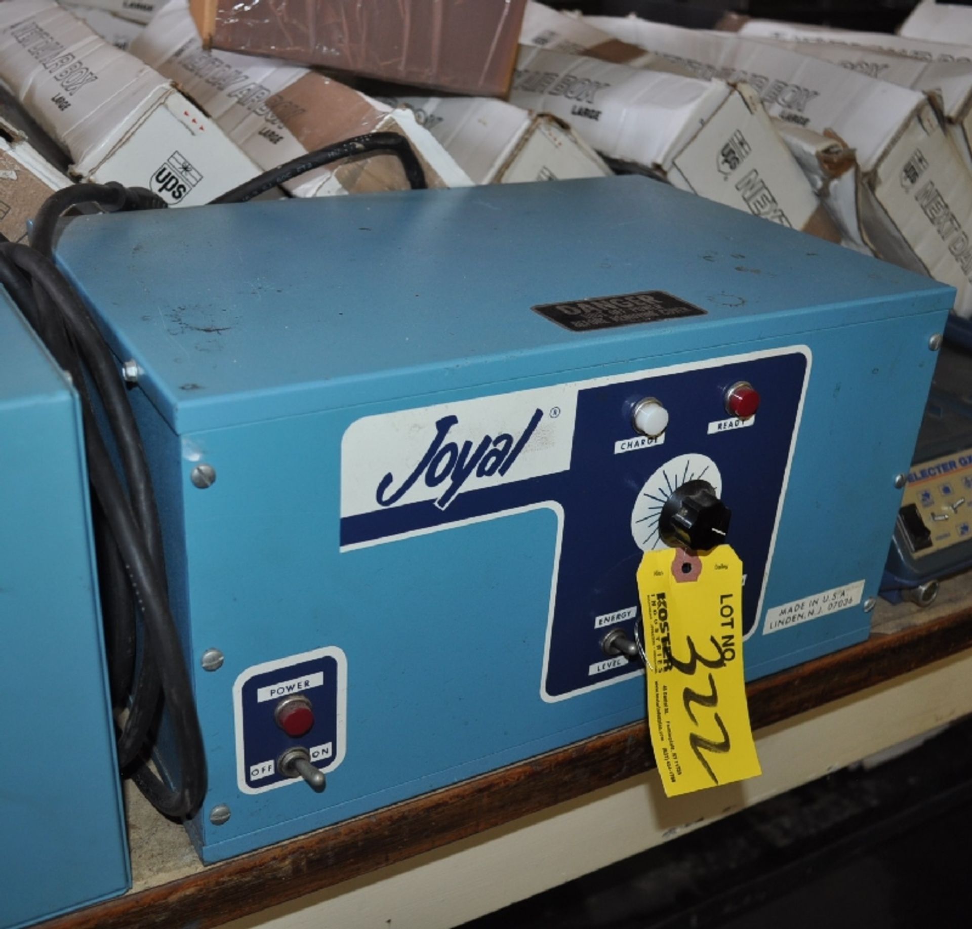 JOYAL MDL. 60/120 MFD, 1KVA, WELDER AND SUPPLY, S/N: 13509-97