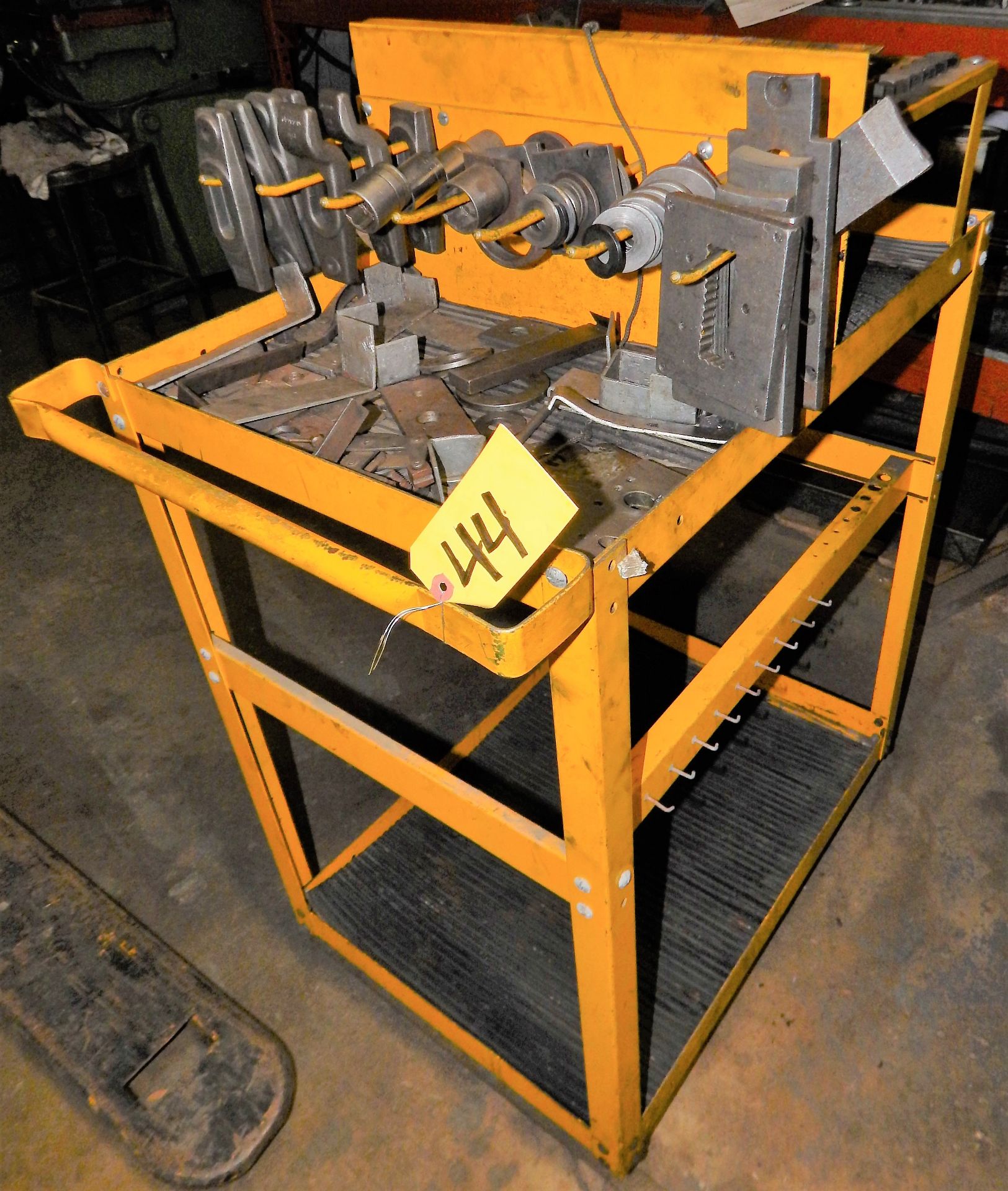 CART WITH HOLDOWNS