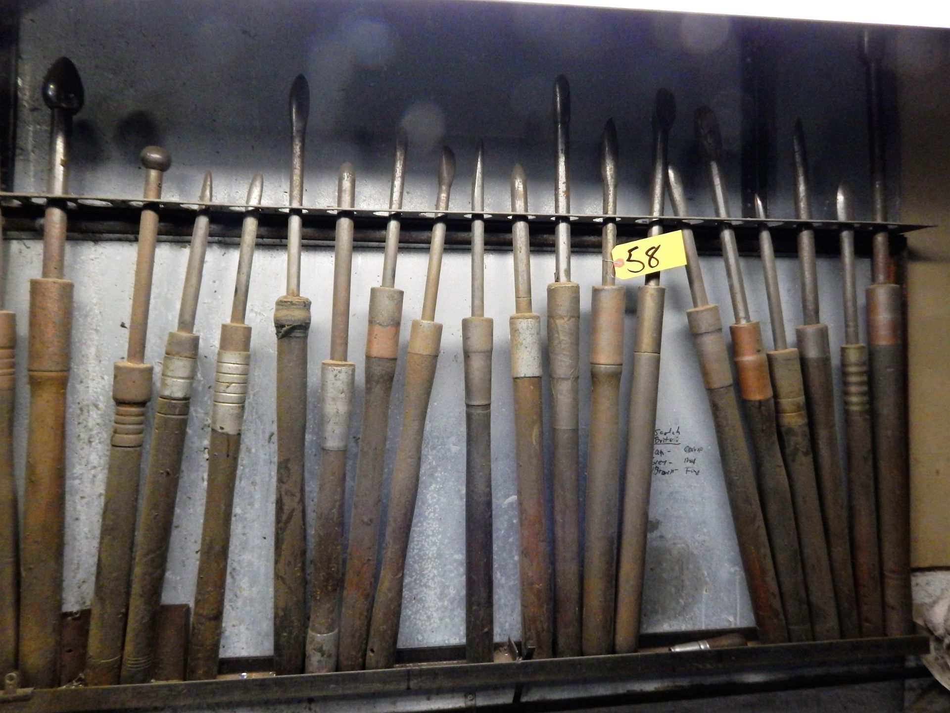 LOT OF ASSORTED SPINNING LATHE TOOLING