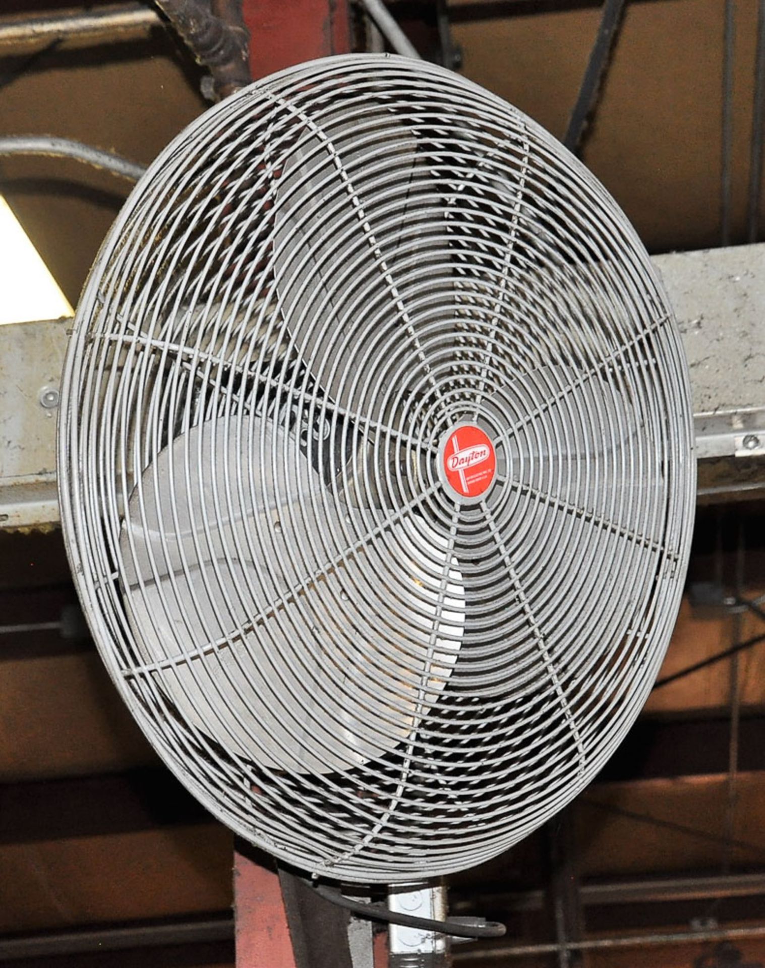 [5] COLUMN-MOUNTED SHOP FANS - Image 2 of 5