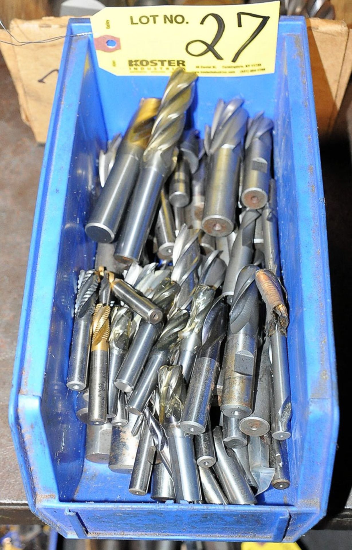 [1] BIN OF END MILLS