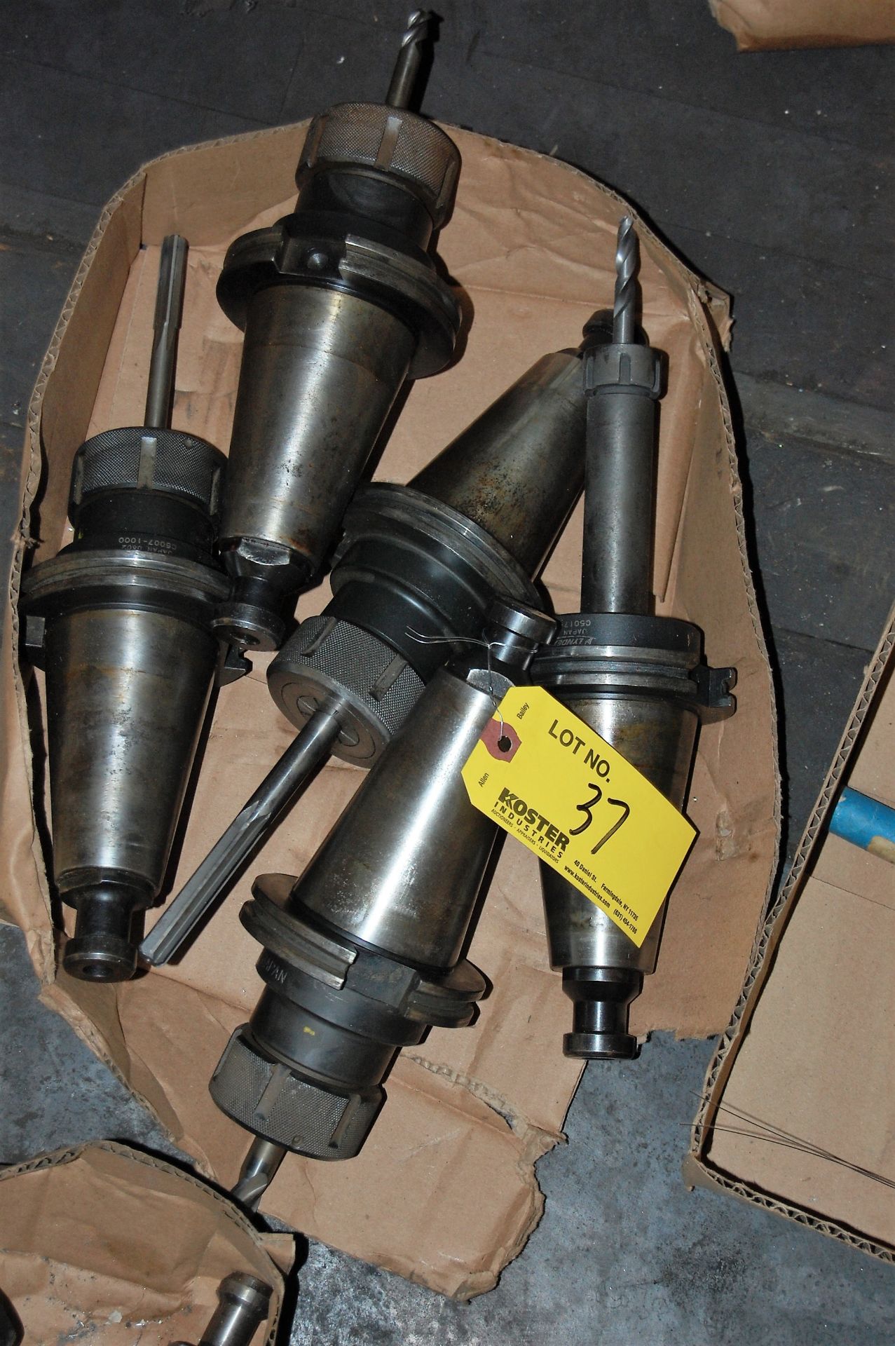 (5) #50 TAPER TOOL HOLDERS (LOCATED IN HARRISON, NEW JERSEY)
