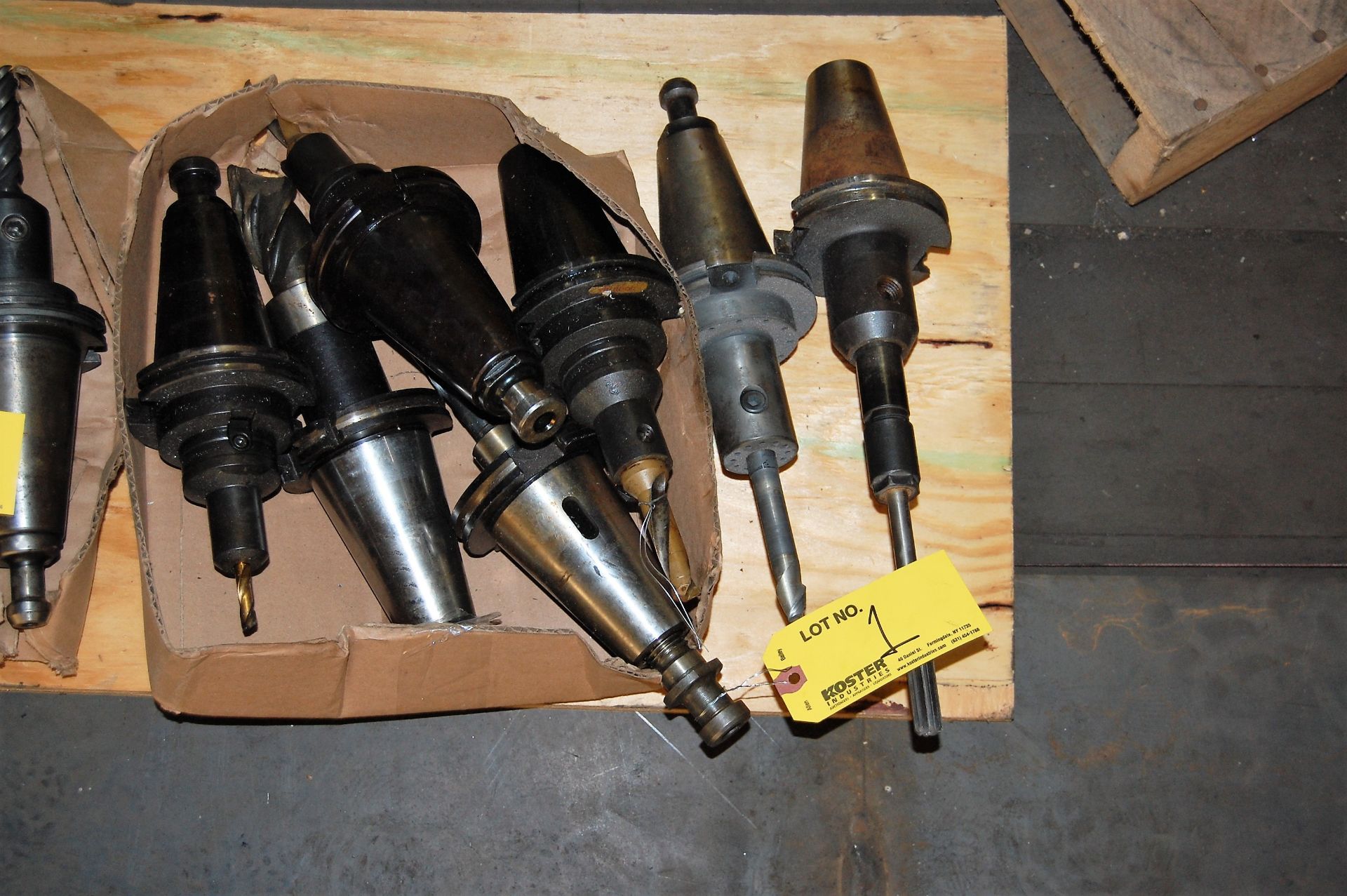 (7) #50 TAPER TOOL HOLDERS (LOCATED IN HARRISON, NEW JERSEY)