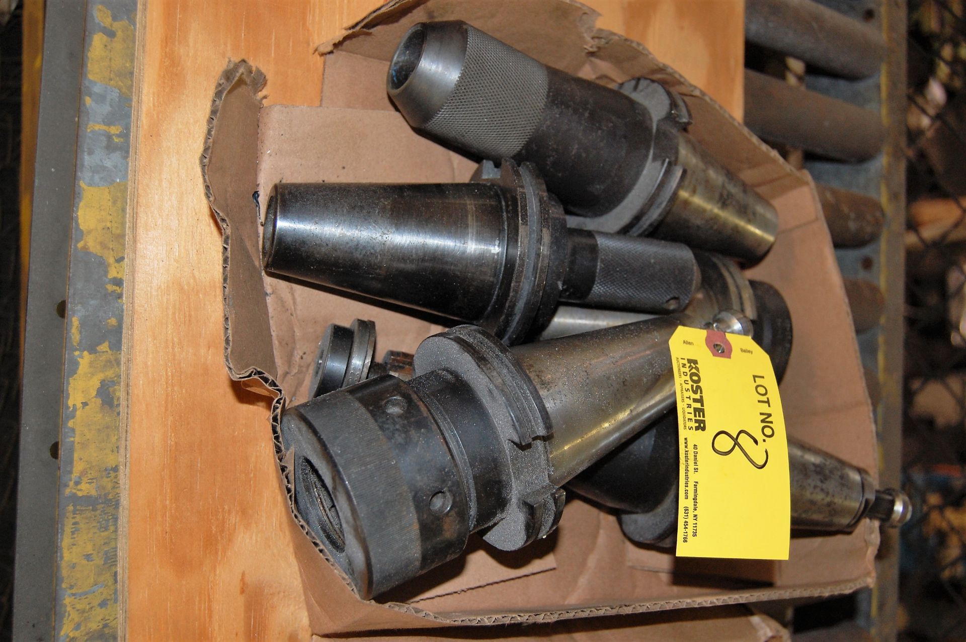 (5) #50 TAPER TOOL HOLDERS (LOCATED IN HARRISON, NEW JERSEY)