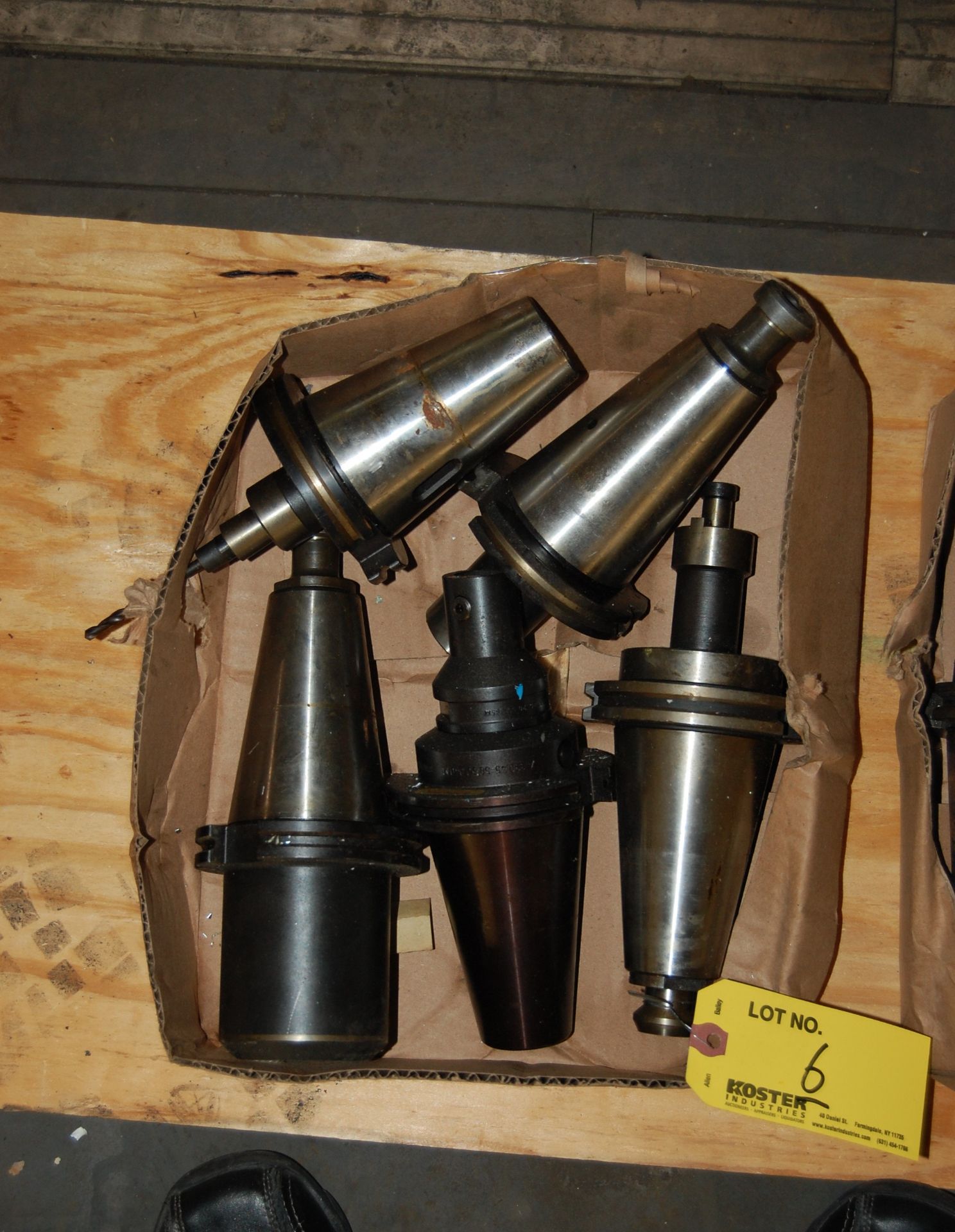 (5) #50 TAPER TOOL HOLDERS (LOCATED IN HARRISON, NEW JERSEY)