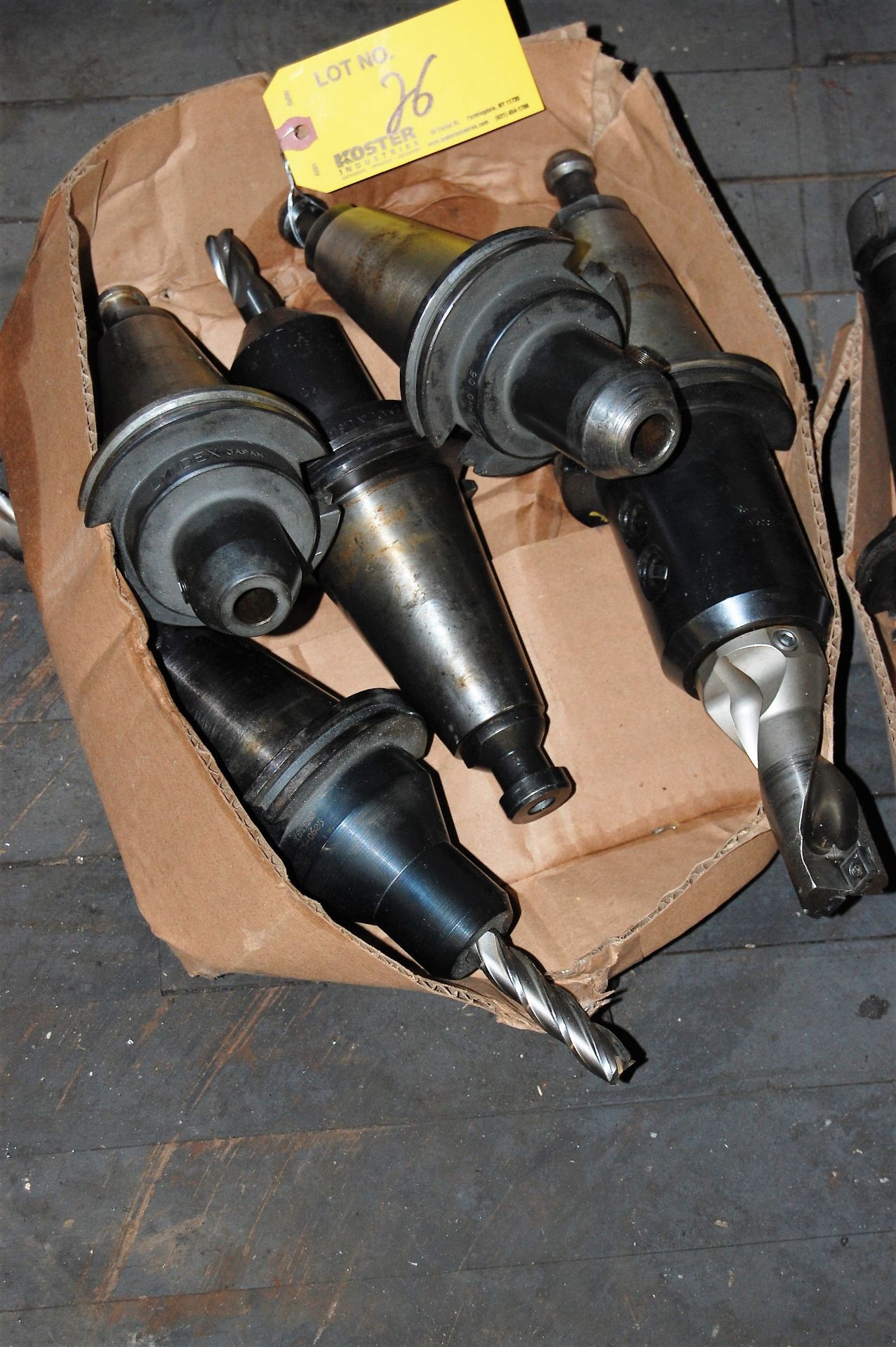 (5) #50 TAPER TOOL HOLDERS (LOCATED IN HARRISON, NEW JERSEY)