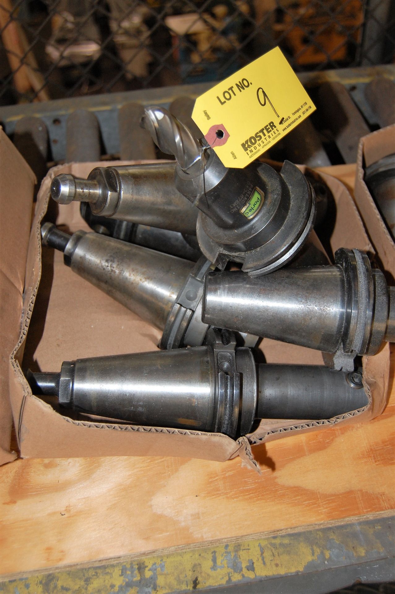 (6) #50 TAPER TOOL HOLDERS (LOCATED IN HARRISON, NEW JERSEY)