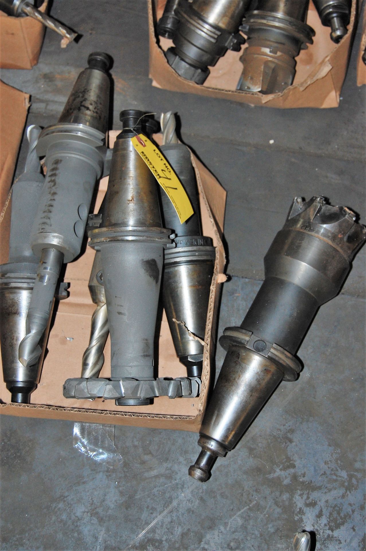 (5) #50 TAPER TOOL HOLDERS (LOCATED IN HARRISON, NEW JERSEY)