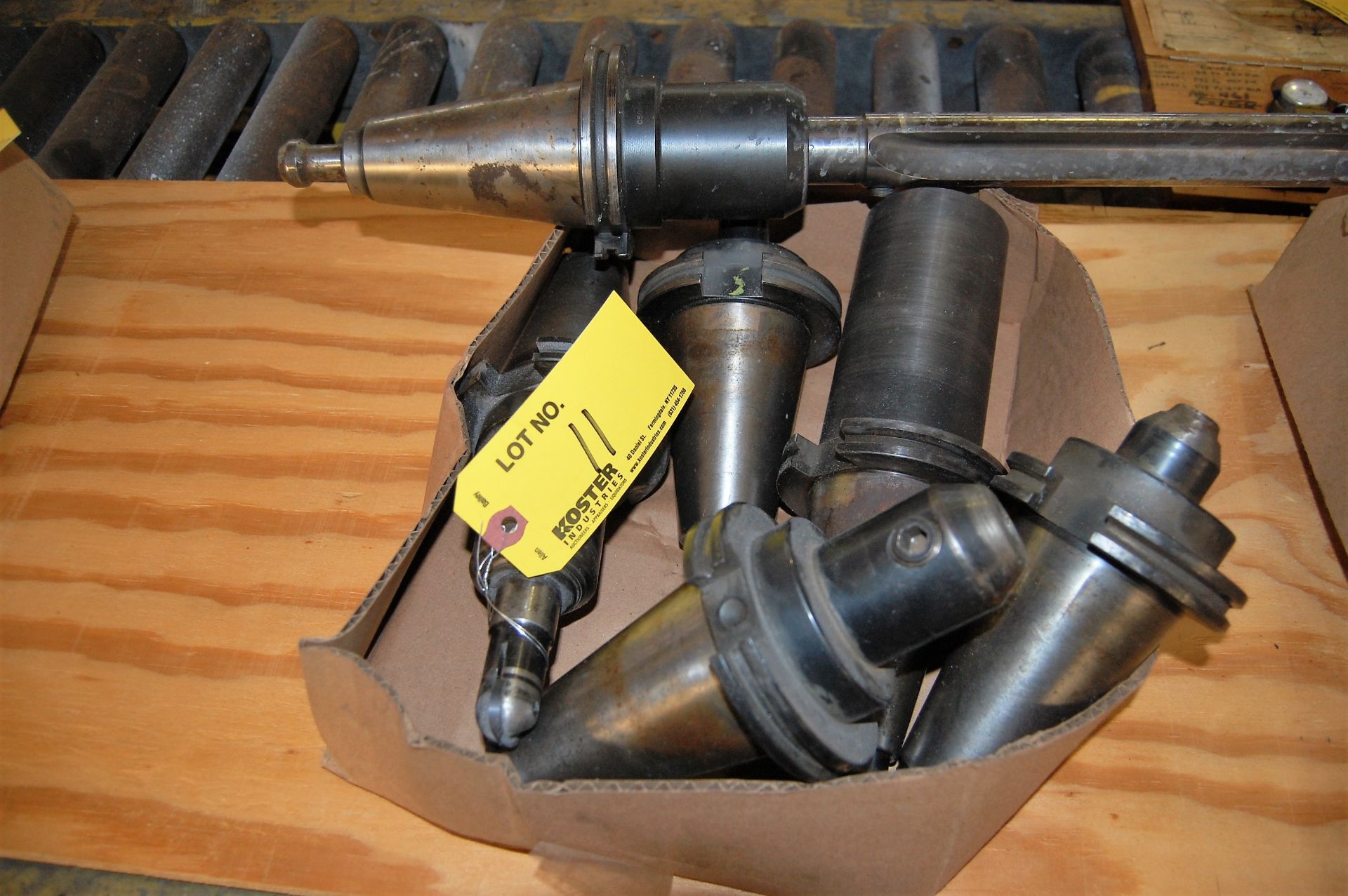 (6) #50 TAPER TOOL HOLDERS (LOCATED IN HARRISON, NEW JERSEY)