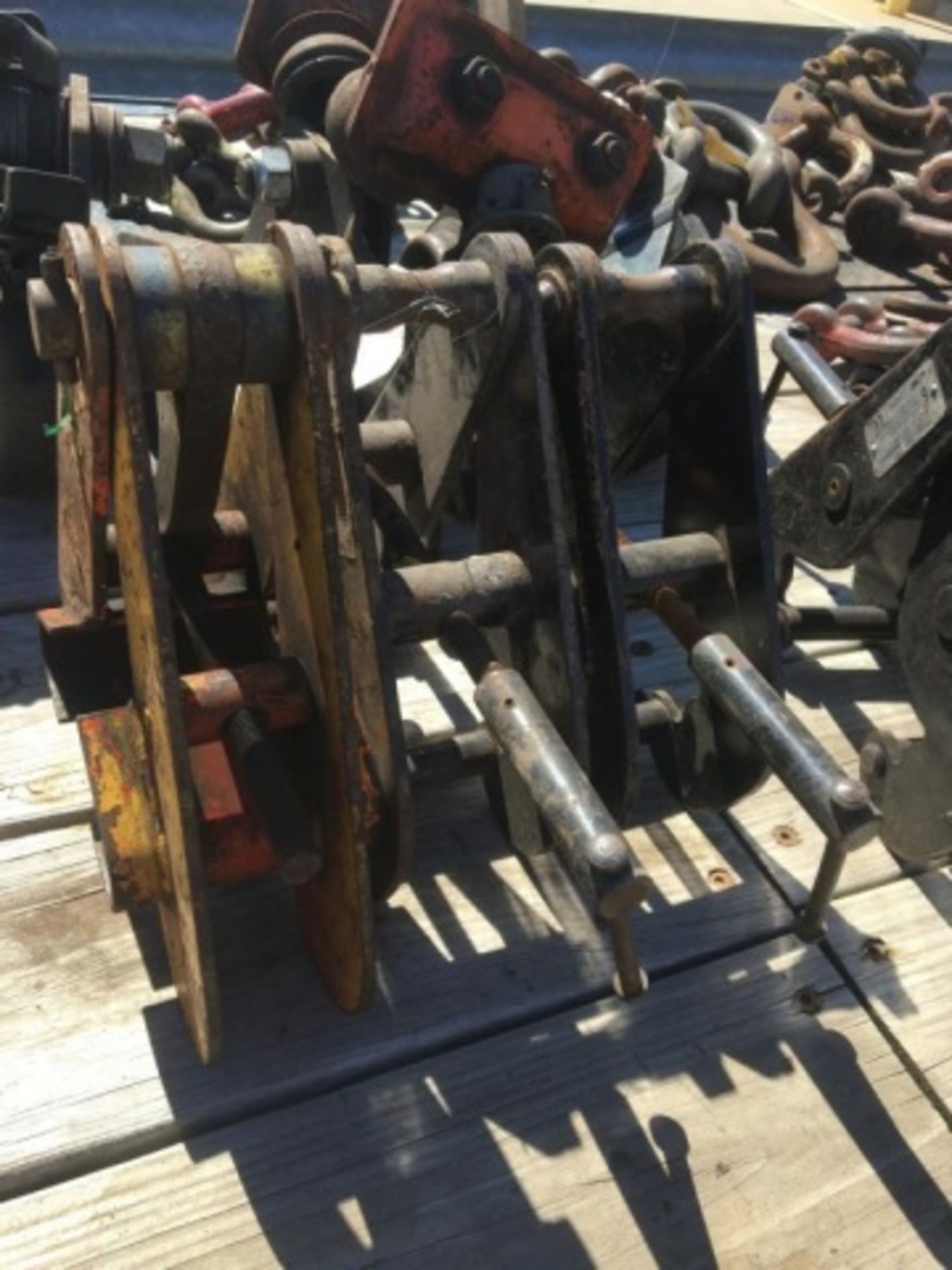 2- CM 3 ton and 1- unmarked beam clamp