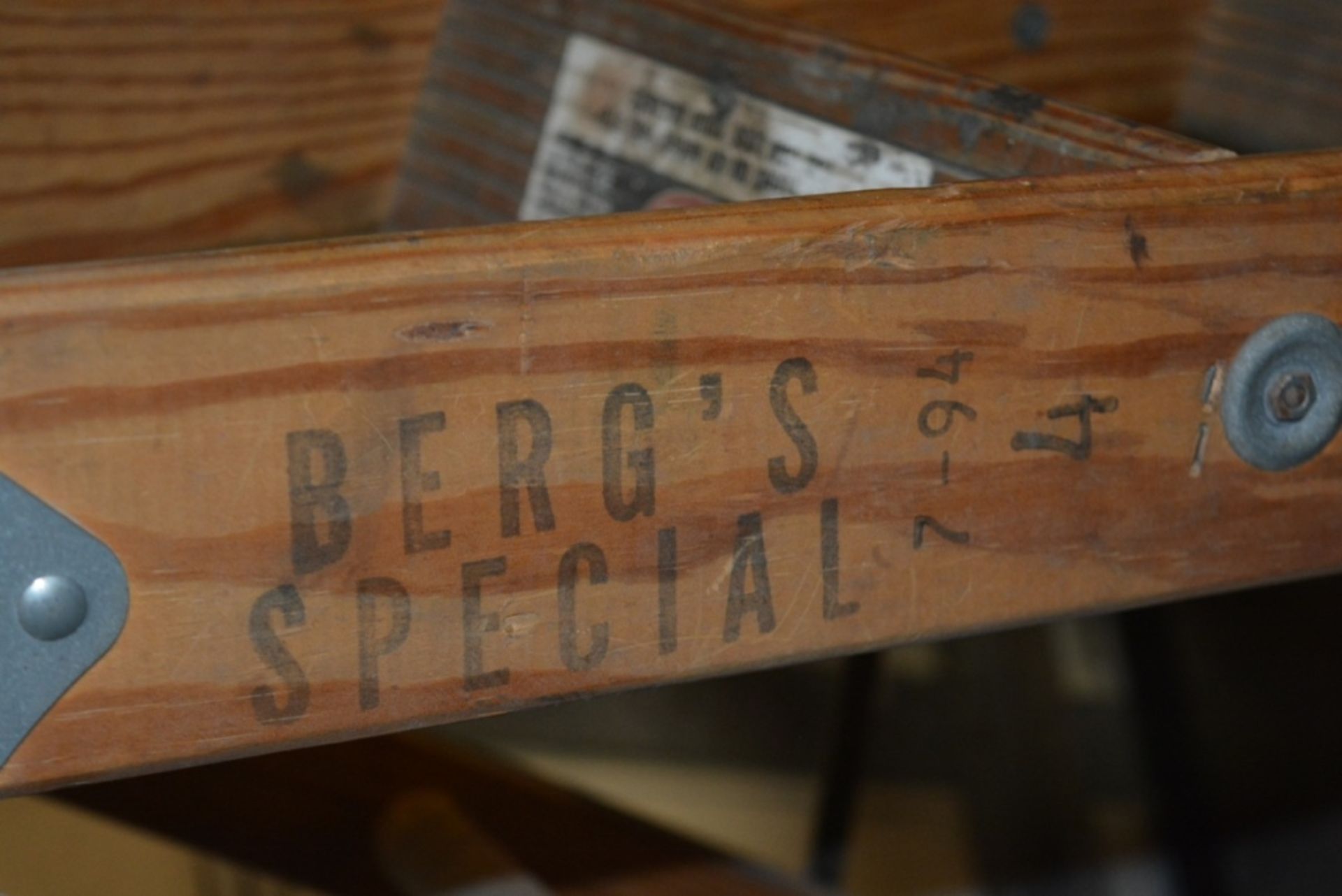 Berg's Special Type I 4-Foot Wood Step Ladder - Image 2 of 2