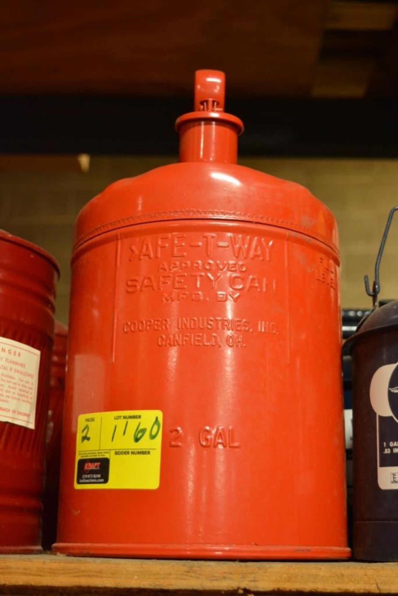 New Safe-T-Way 2 Gallon Safety Can