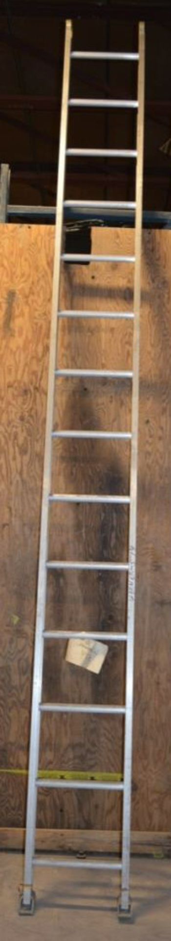 Werner #514 14' Aluminum Straight Ladder