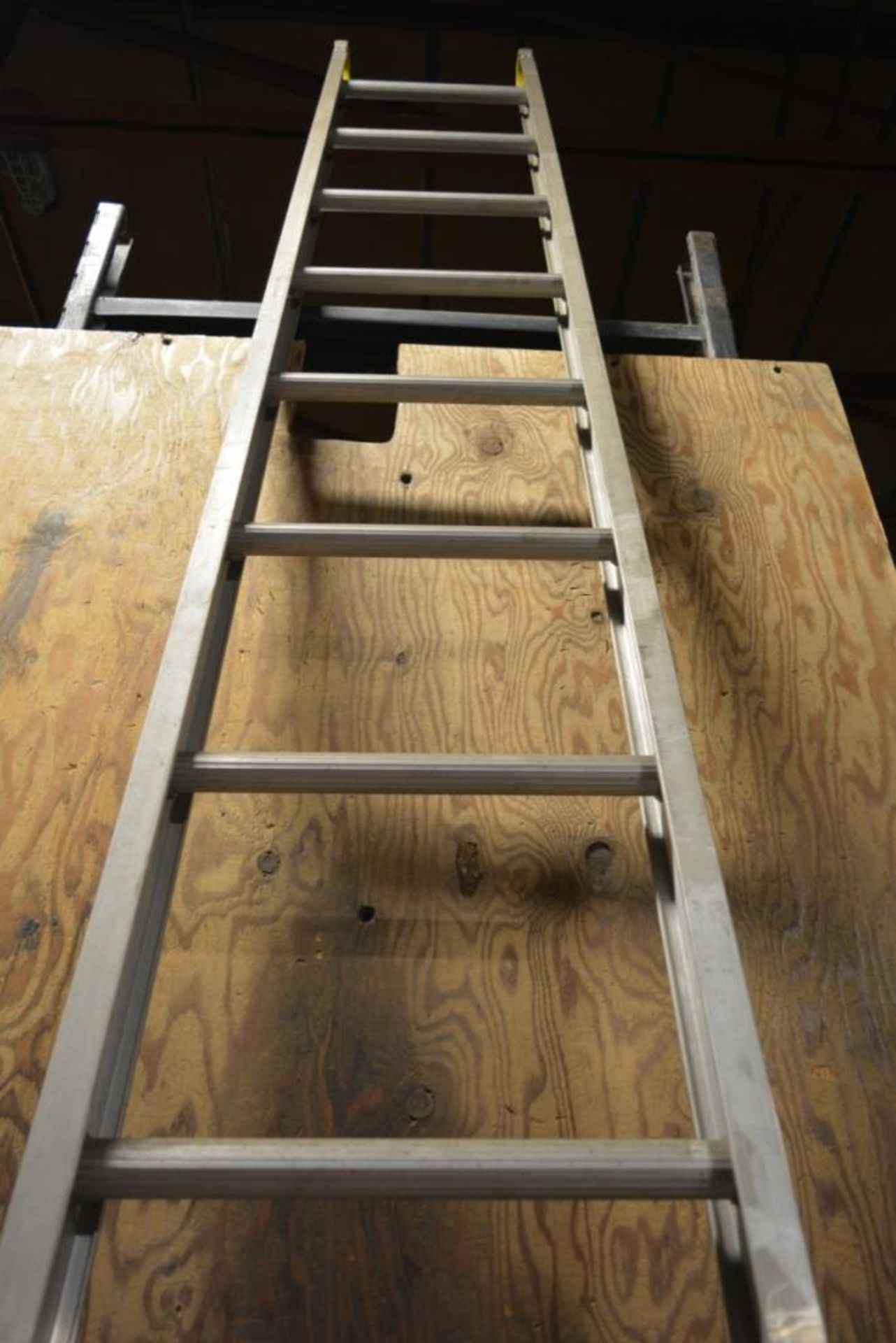 Werner #514 14' Aluminum Straight Ladder - Image 3 of 3