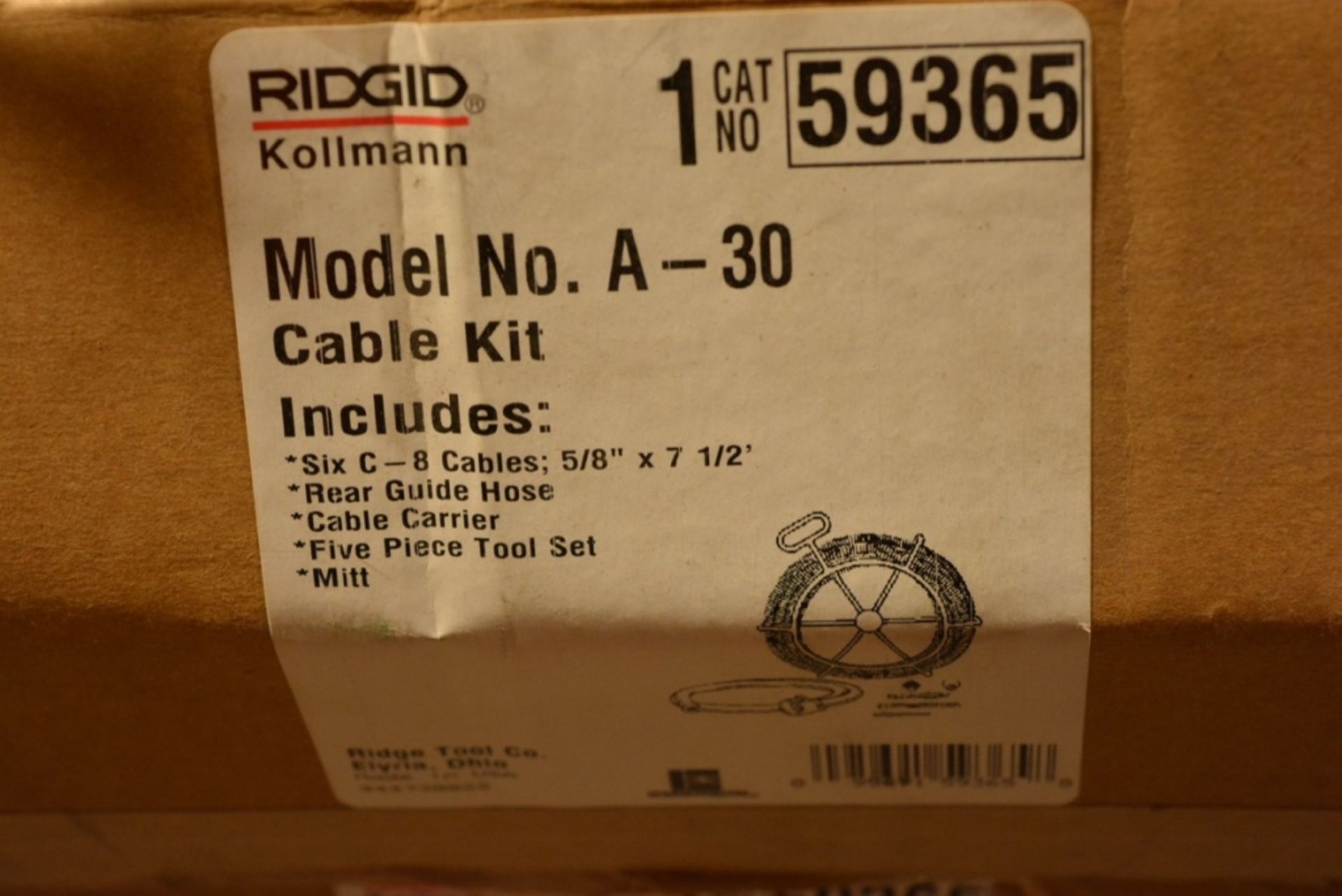 Ridgid 59365 A30 Drain Cleaner Cable Kit - Bild 2 aus 2