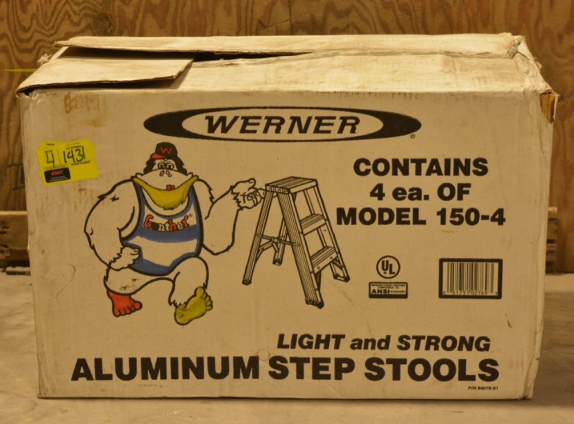Werner #150-4 26" Aluminum Step Ladder
