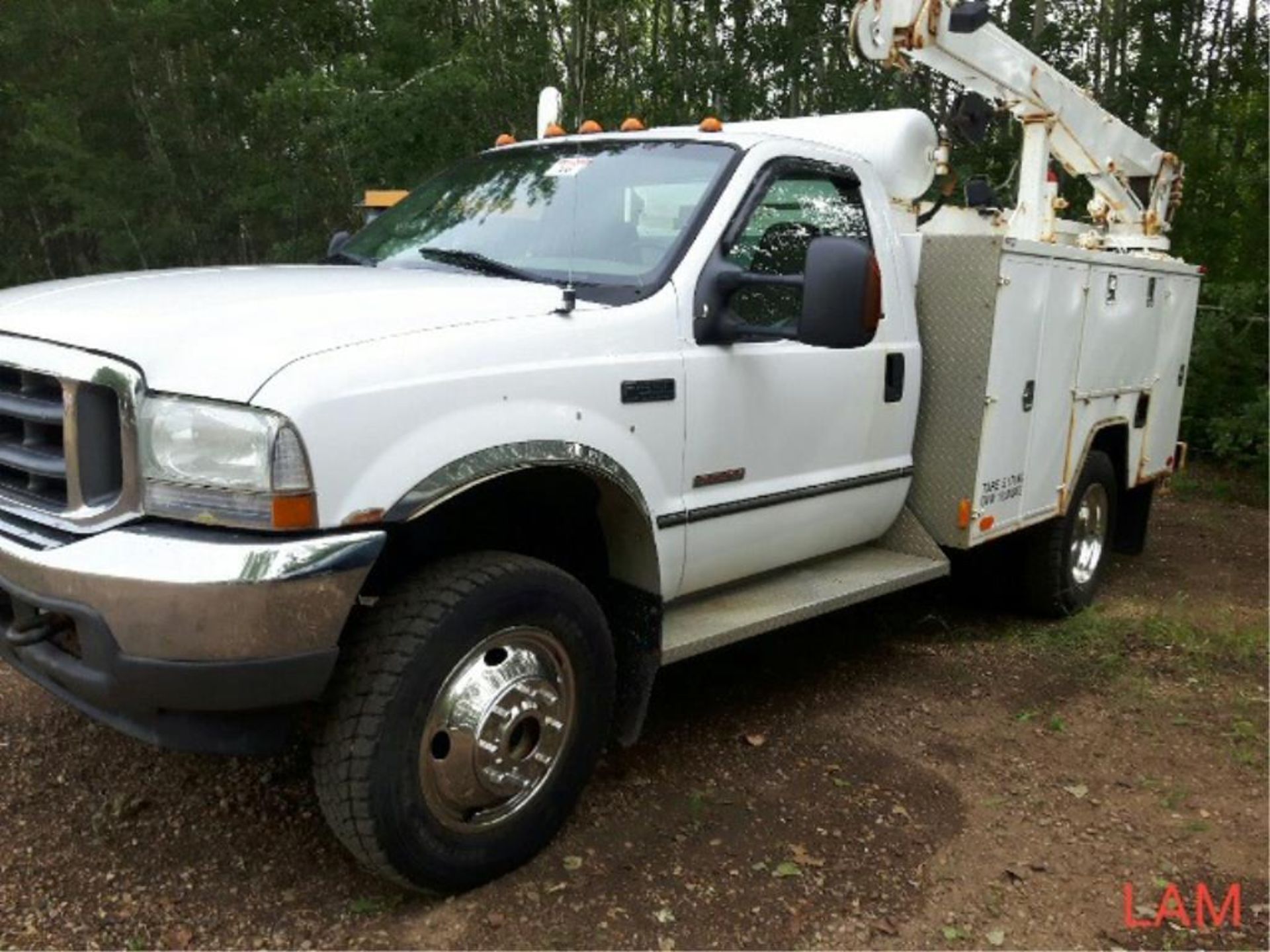 2003 F550XLT Superduty Service Truck Powerstroke V8 6liter Turbo Diesel eng, 5spd St Tr, Dually,