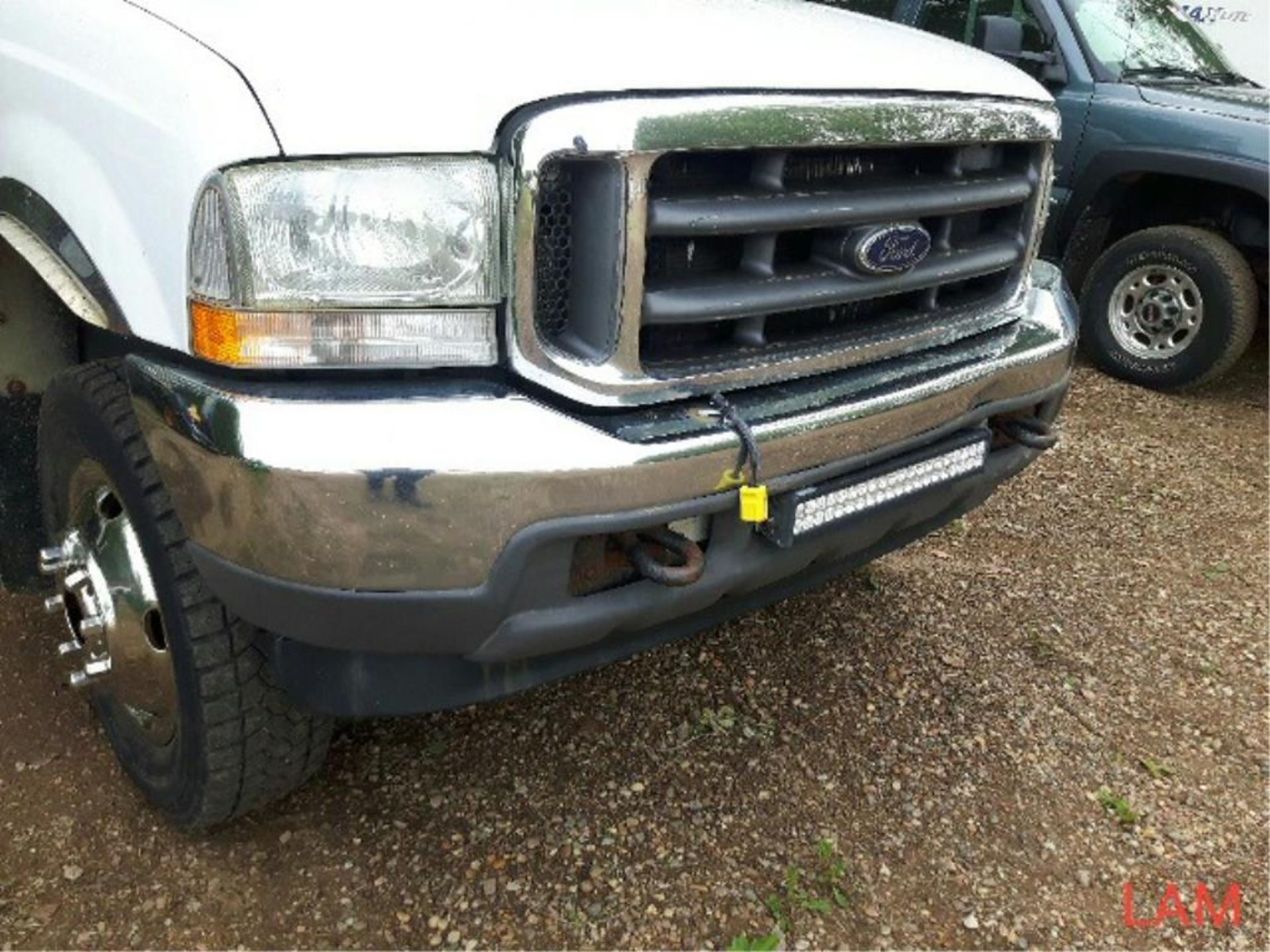 2003 F550XLT Superduty Service Truck Powerstroke V8 6liter Turbo Diesel eng, 5spd St Tr, Dually, - Image 3 of 27