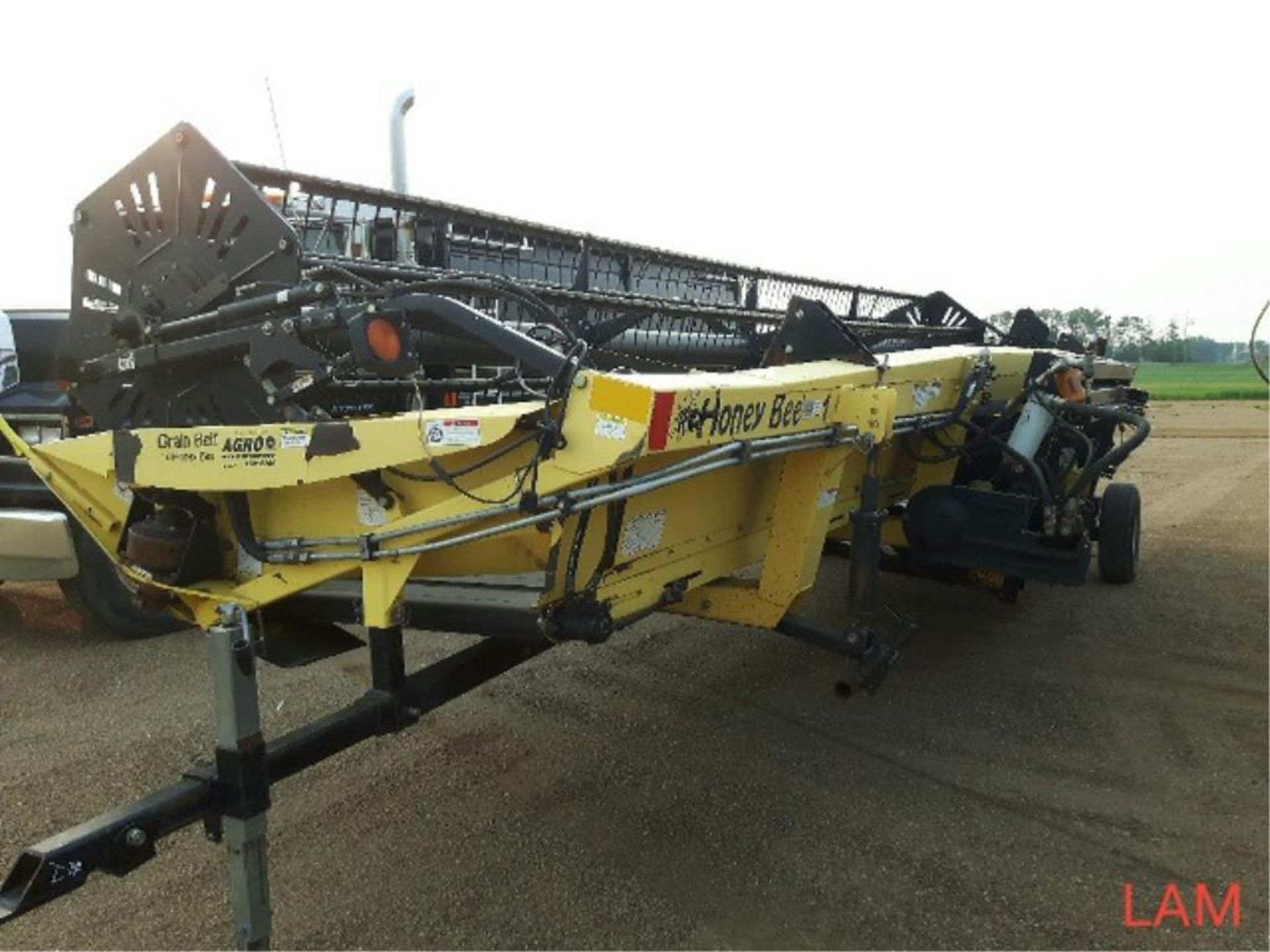 2002 SP 30 Honey Bee 30 FT Straight Cut Header sn H21 430000525, Factory Transport - Image 2 of 16