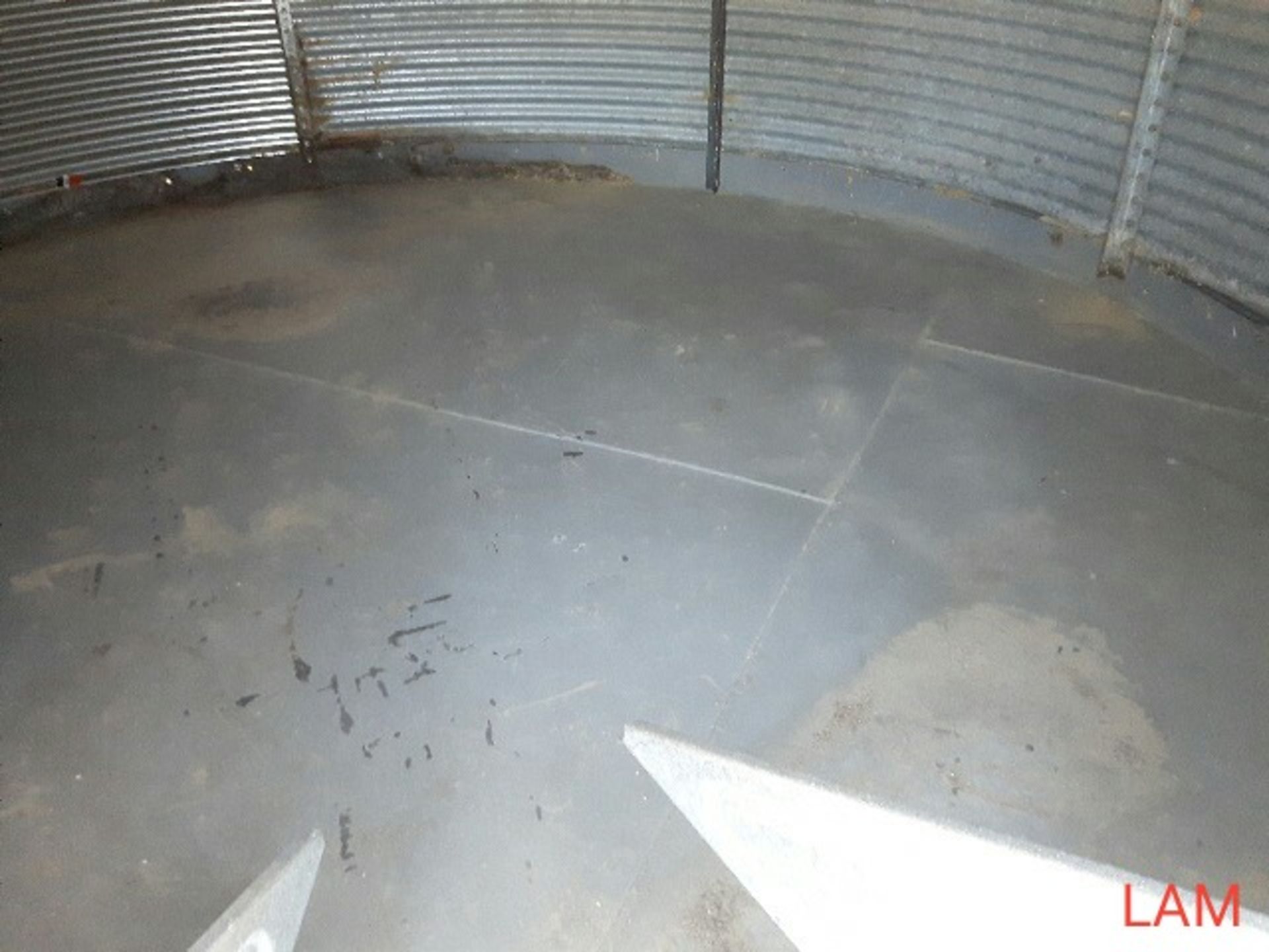 Westeel Rosco 14 FT X 7-Ring 2700 bu Grain Bin Steel Floor On Site - Image 3 of 4