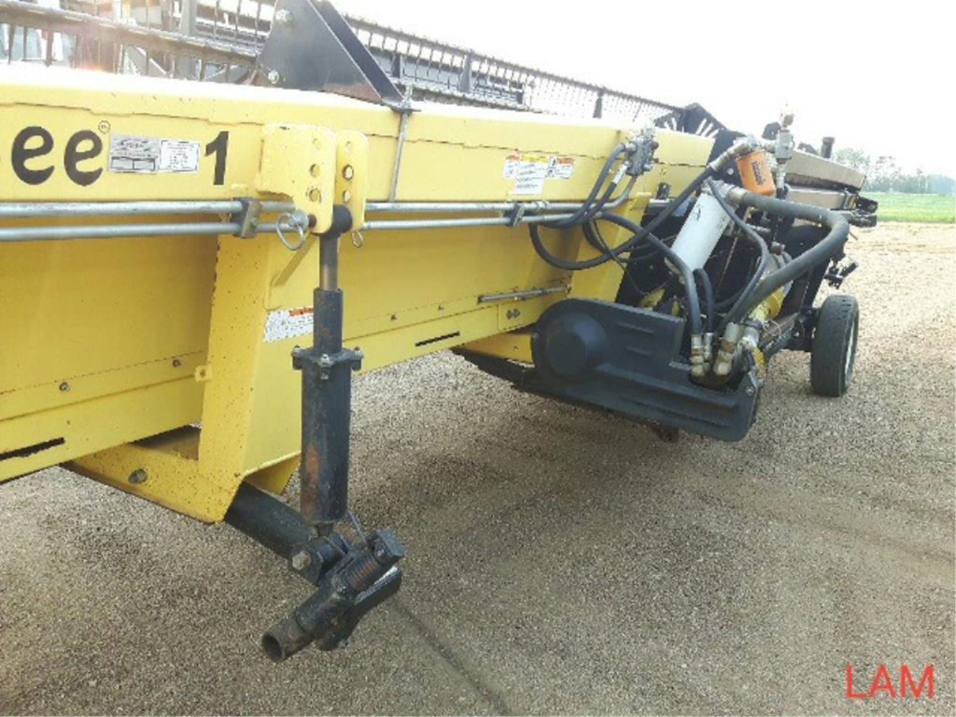 2002 SP 30 Honey Bee 30 FT Straight Cut Header sn H21 430000525, Factory Transport - Image 3 of 16